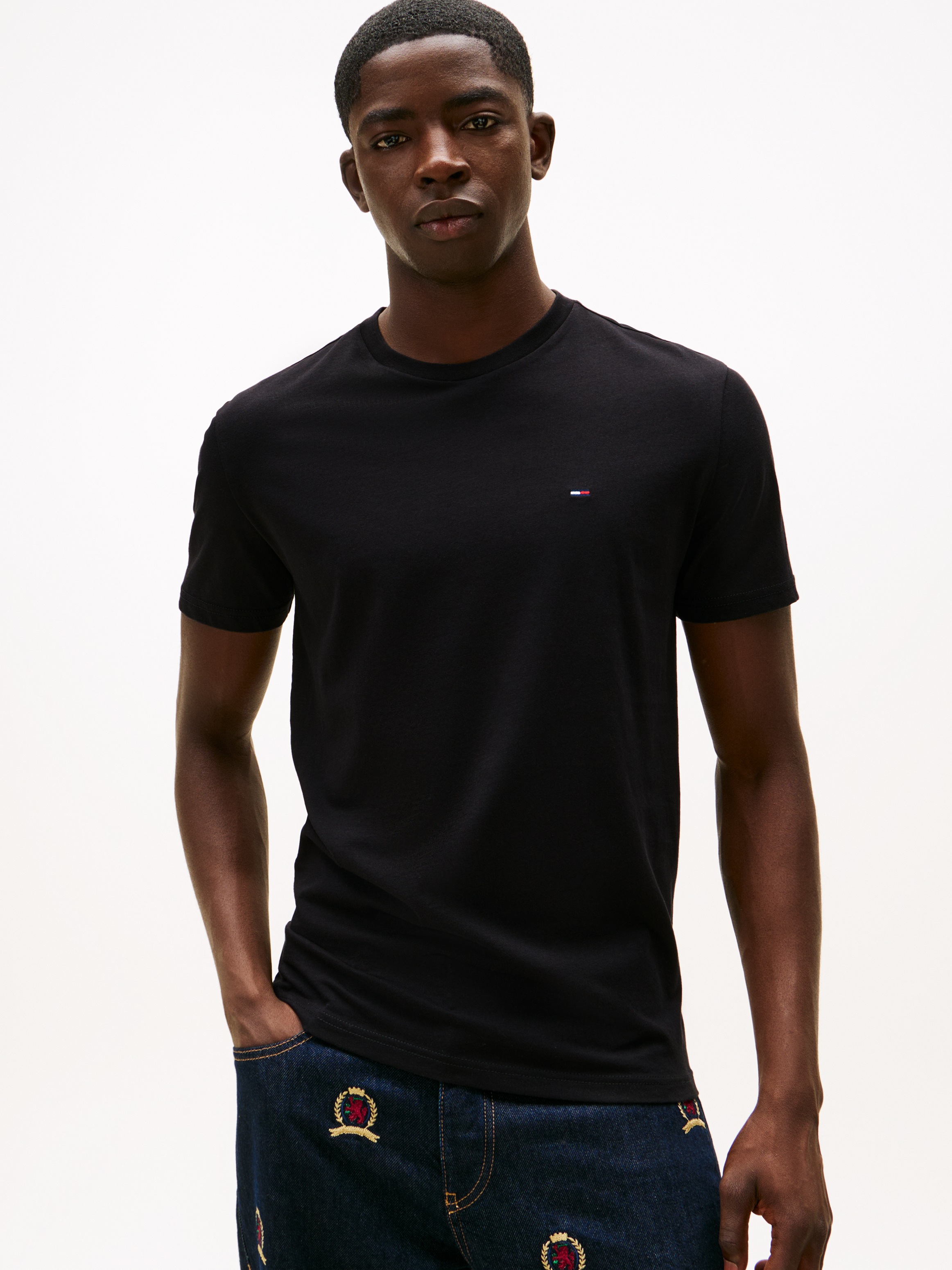 Tommy Jeans "TJM EXTRA SLIM 3 PACK" Packung, 3 Mit Rundhalsausschnitt günstig online kaufen