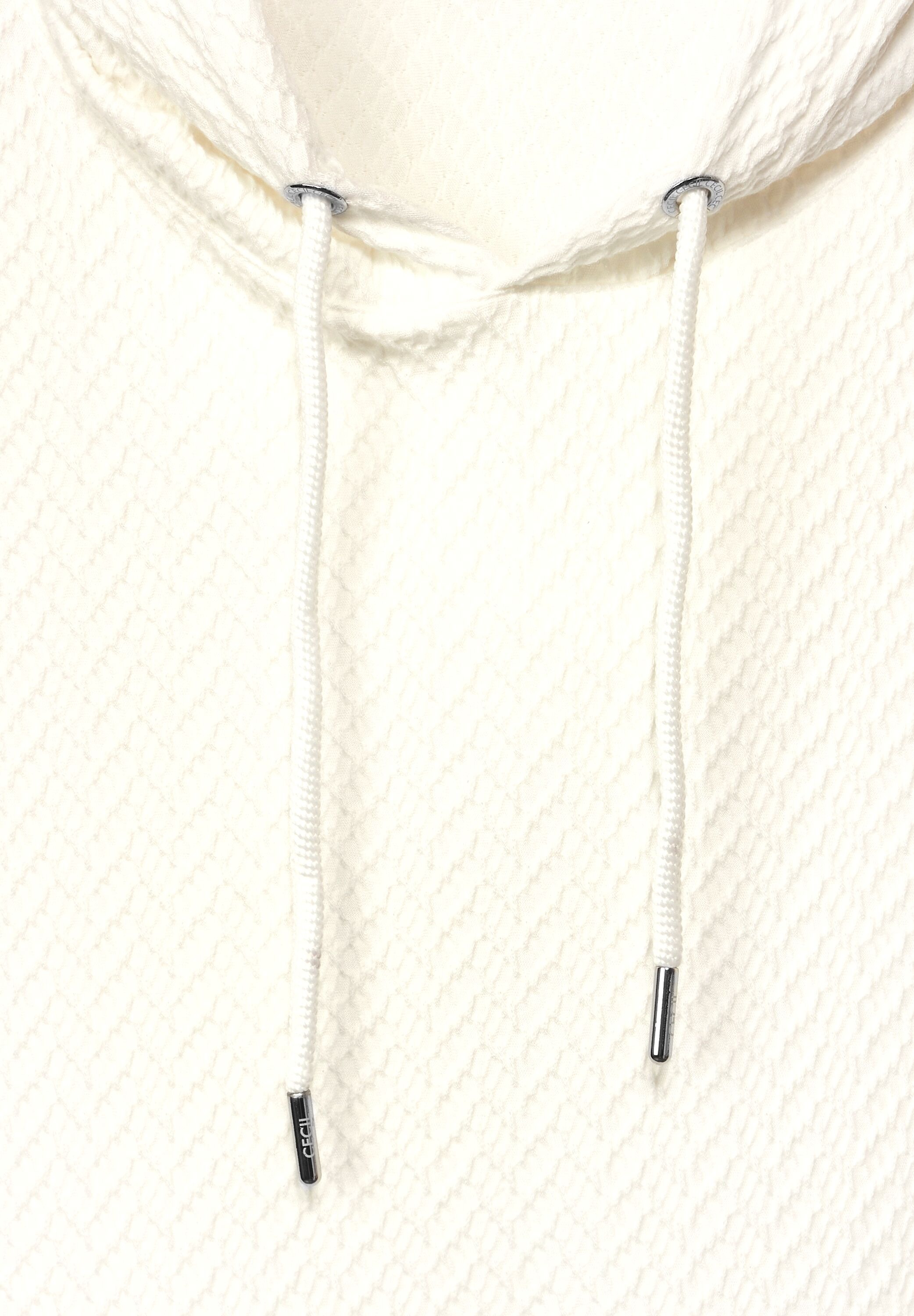 Cecil Kapuzenshirt, aus softem Materialmix