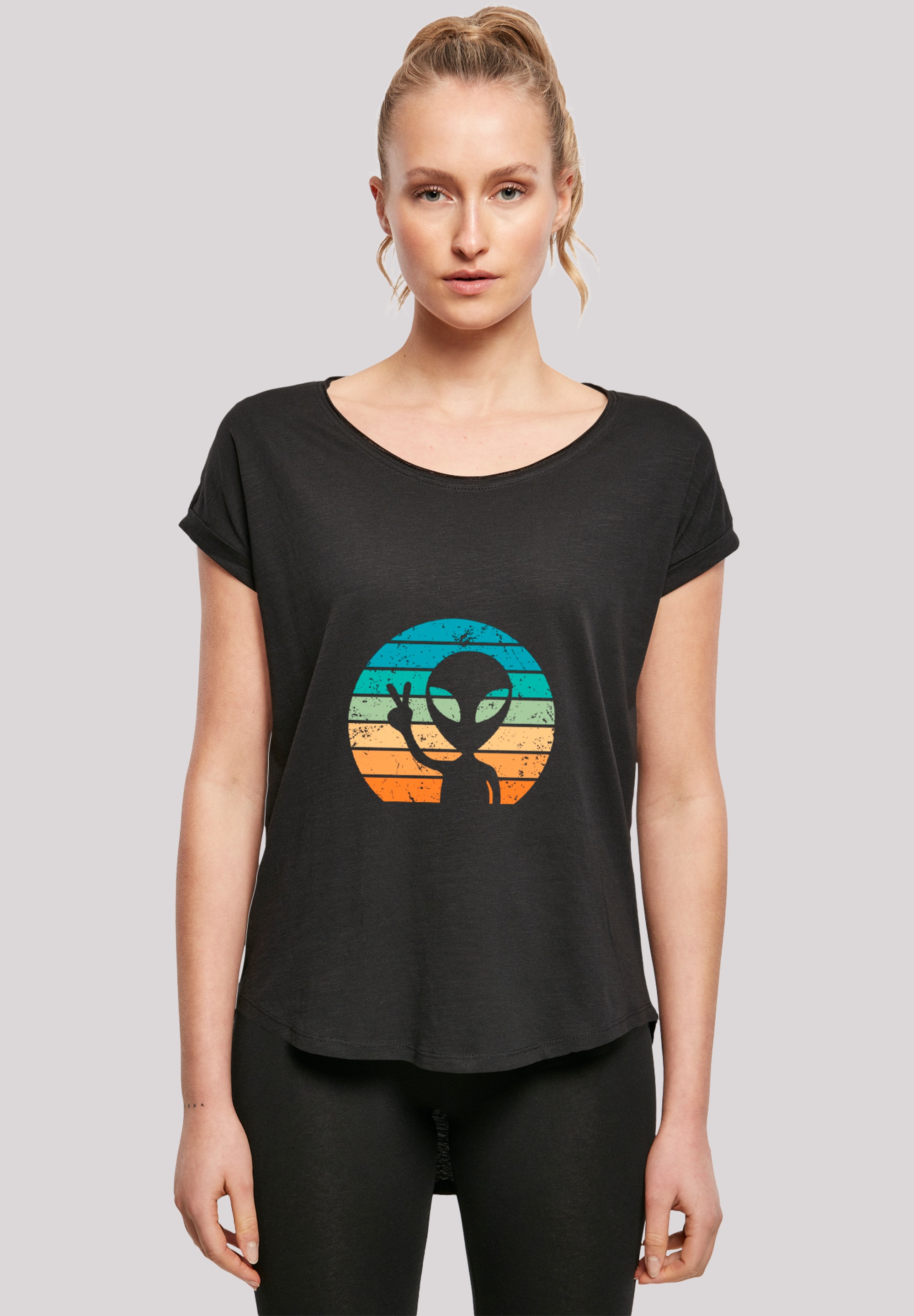 F4NT4STIC T-Shirt "Alien Piece Sonnenuntergang", Premium Qualität günstig online kaufen