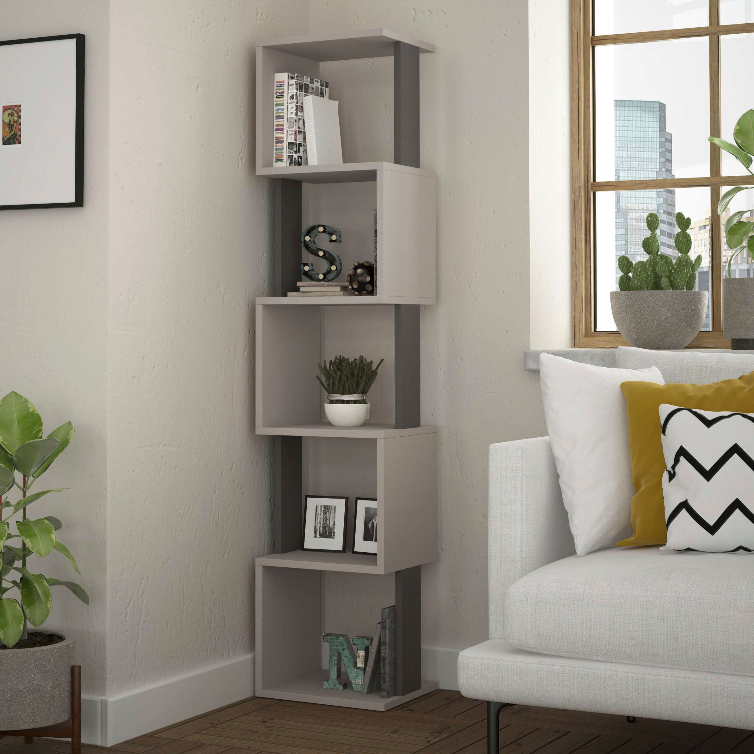 Decortie Bücherregal "Piri Bücherregal", (Packung), Leichte Montage, Lageru günstig online kaufen