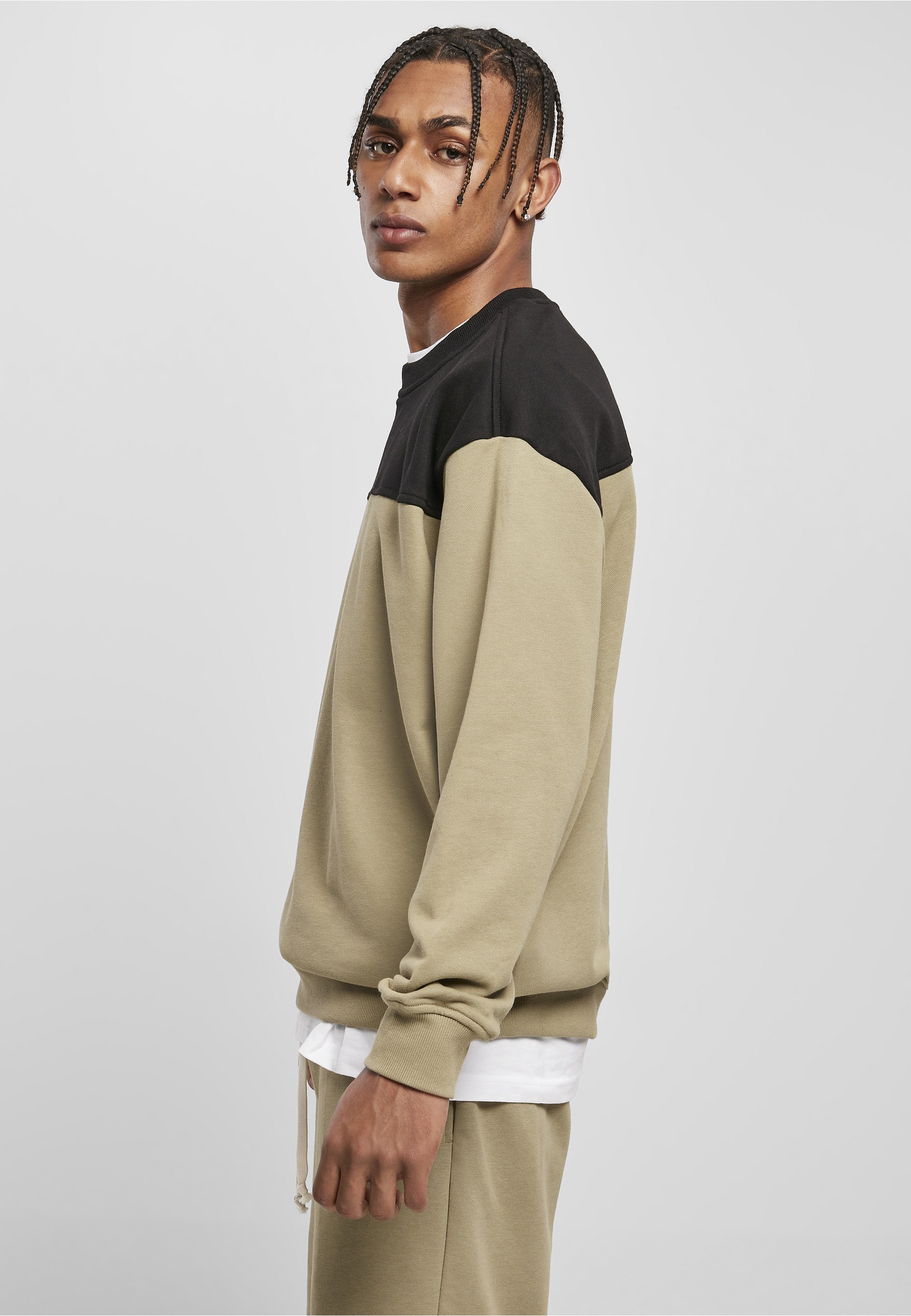 URBAN CLASSICS Sweatshirt »Urban Classics Herren Upper Block Crewneck«, 1
