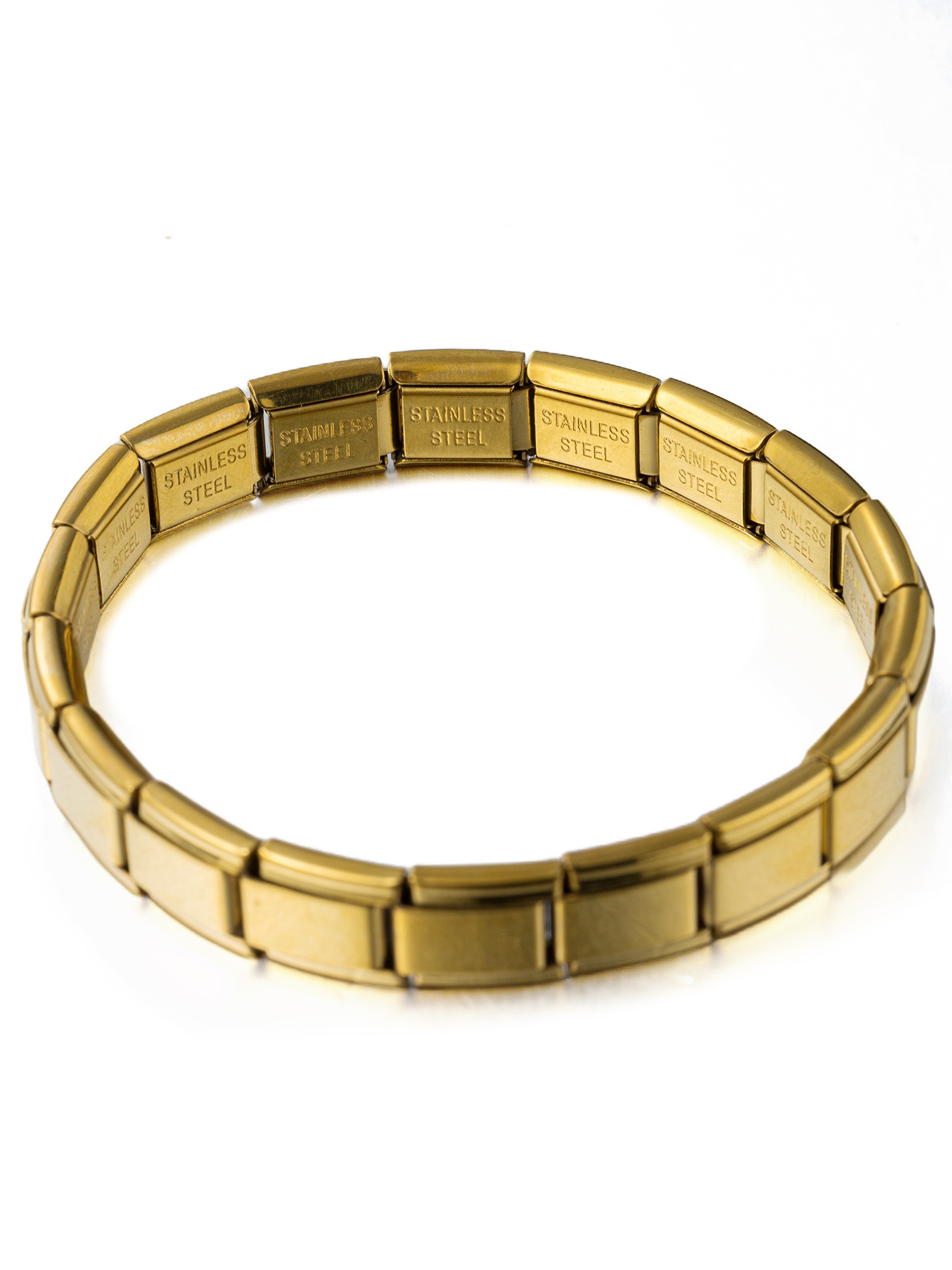 Damen Armband "Schmuck Geschenk Edelstahl Armschmuck Armkette", 17,5cm, Edelstahlgelbgoldfarben, ANISTON JEWELRY & WATCHES, Edelstahl, Armbänder,