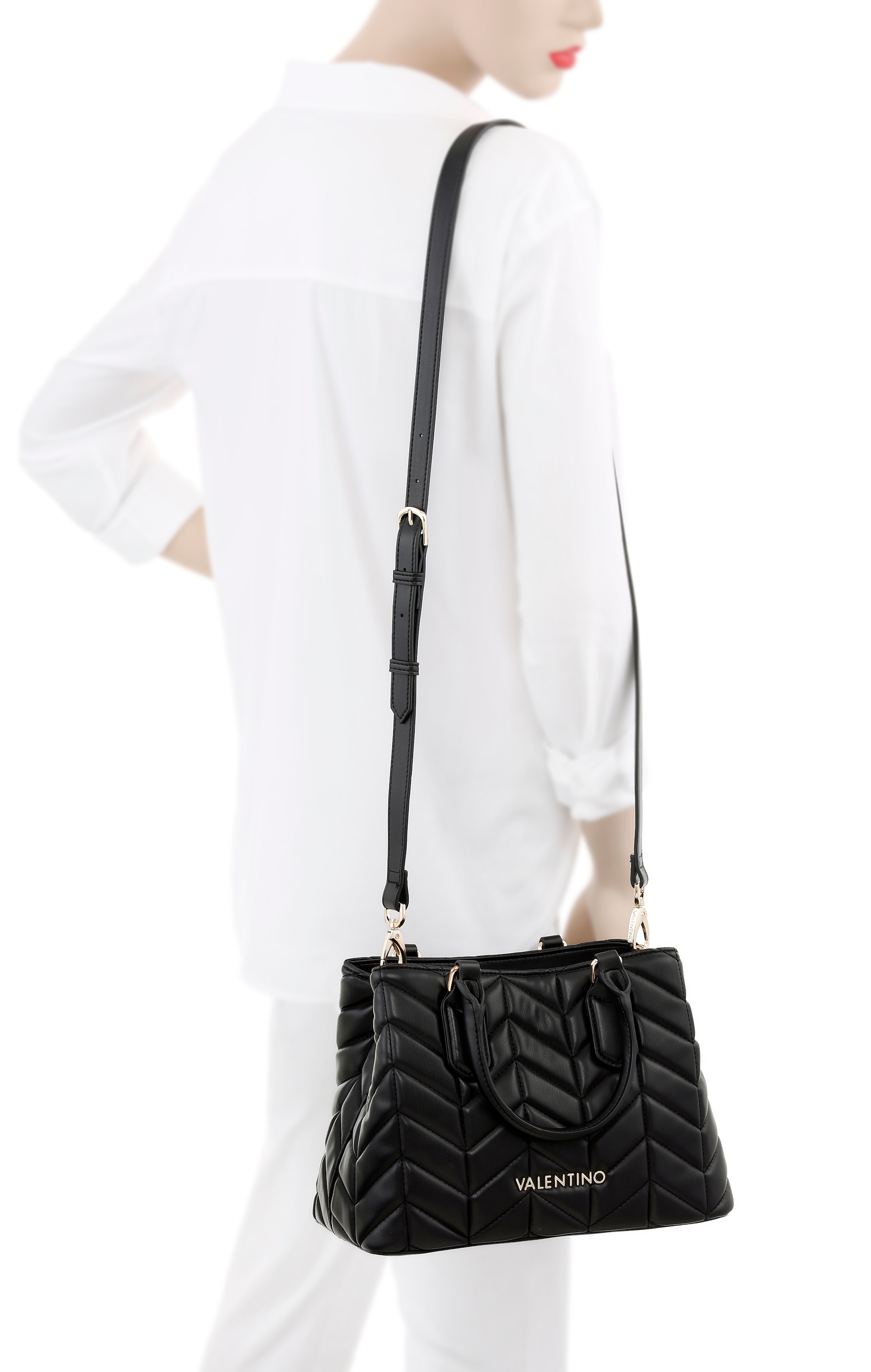 VALENTINO BAGS Shopper »SHOPPING PETAL RE«, Umhängetasche Henkeltasche Schultertasche