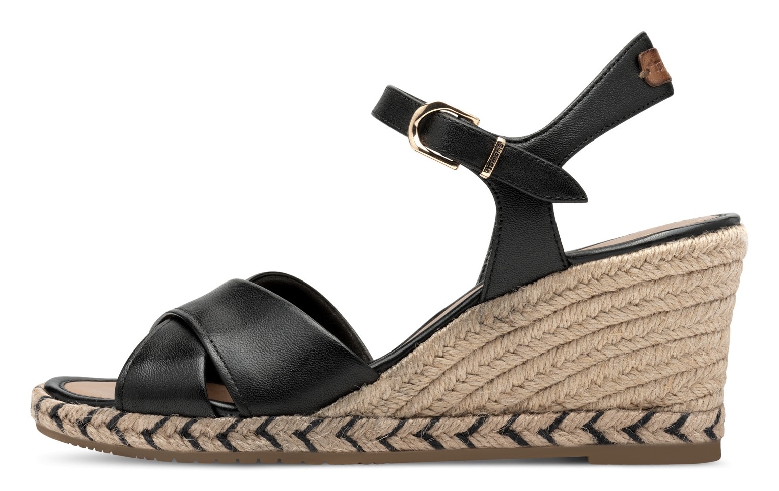 Tamaris Keilsandalette, Plateau, Sommerschuh, Riemchensandale mit verstellbarer Schnalle