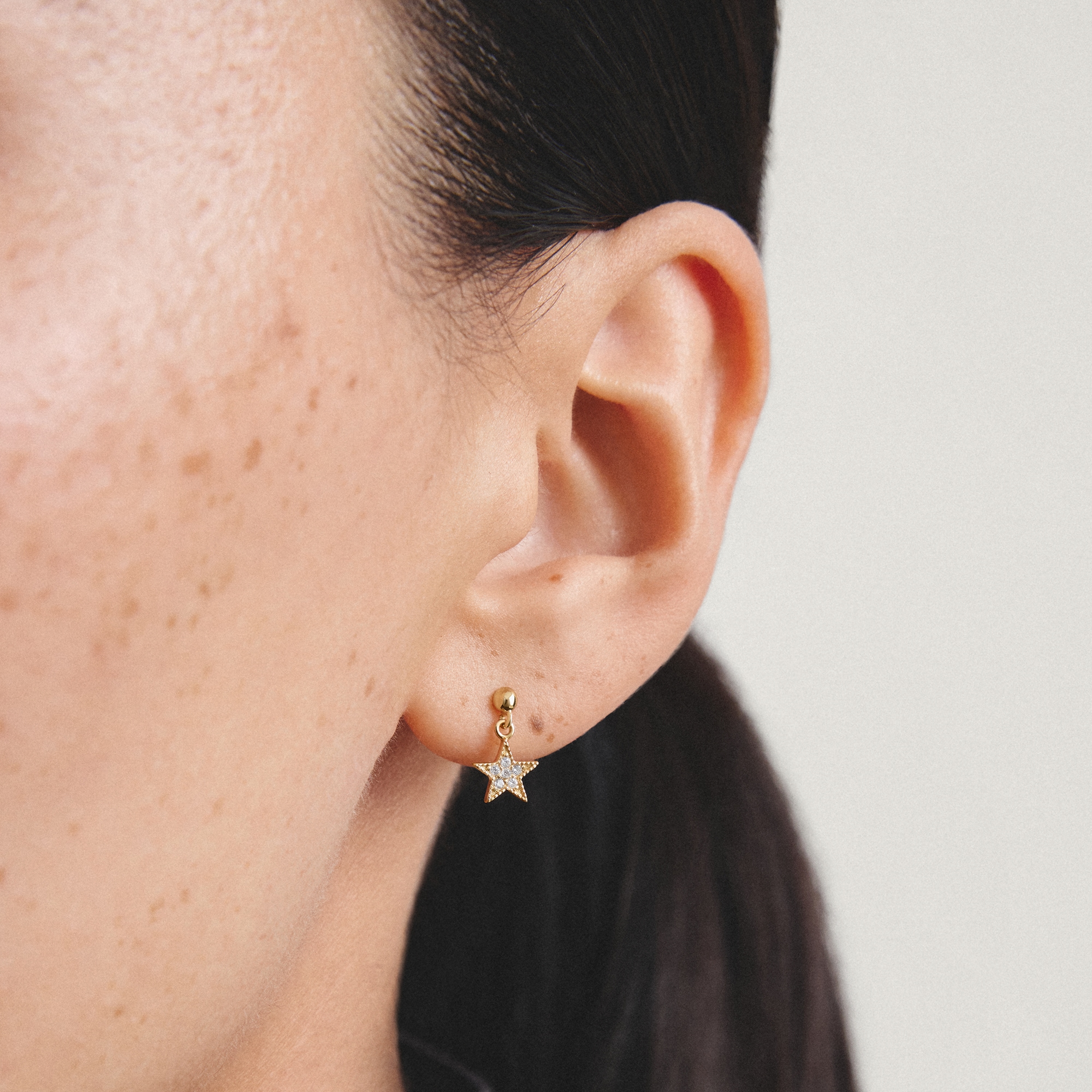 THOMAS SABO Paar Ohrstecker »Mond-Design und Stern-Desgin« mit Zirkonia (synth.)