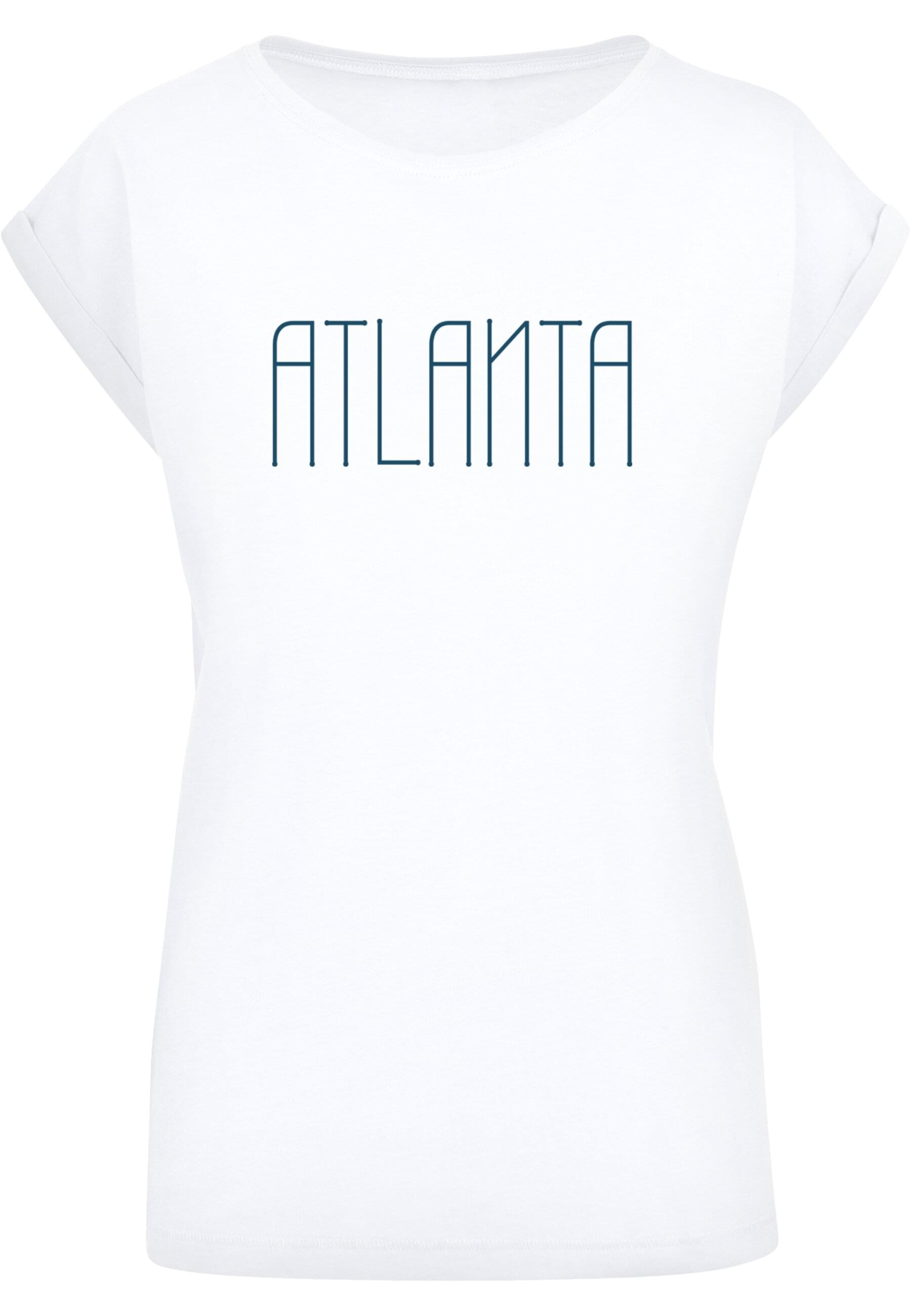 Merchcode T-Shirt "Merchcode Damen Ladie Atlanta Extended Shoulder Tee" günstig online kaufen