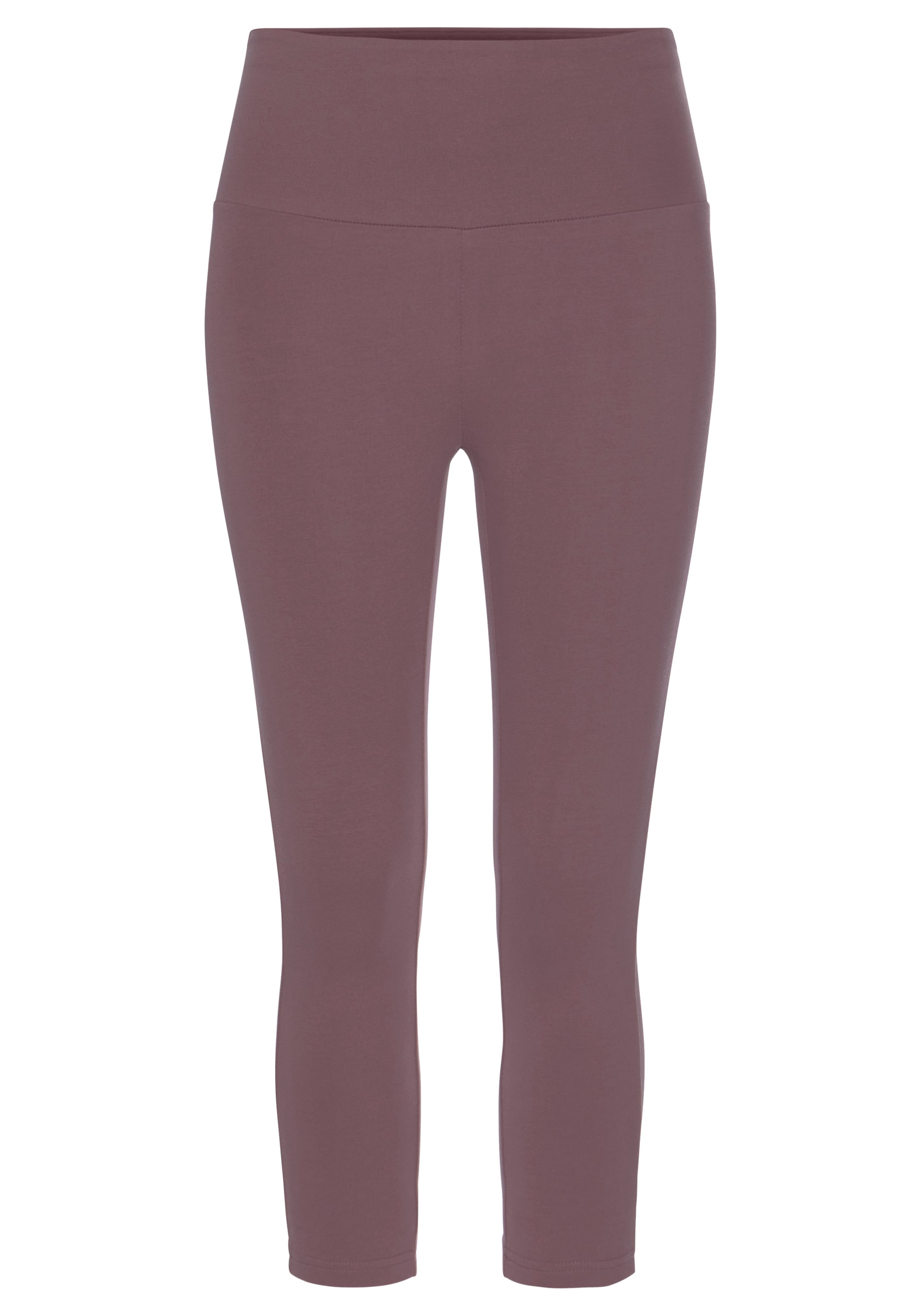 LASCANA Caprileggings, mit breitem weichem Bündchen, Loungewear günstig online kaufen