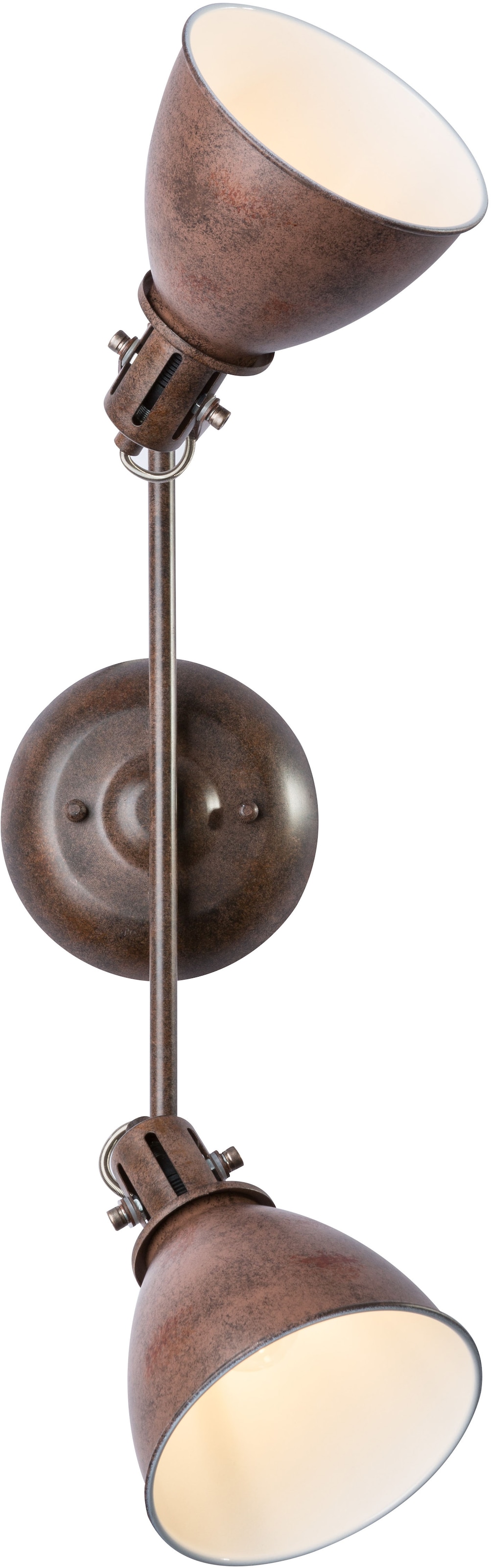 GLOBO LIGHTING Deckenstrahler »GIORGIO«, Leuchtmittel E14 | ohne Leuchtmittel, Spot/rostfarben/innen weiß/LxBxH: 450x150x210mm
