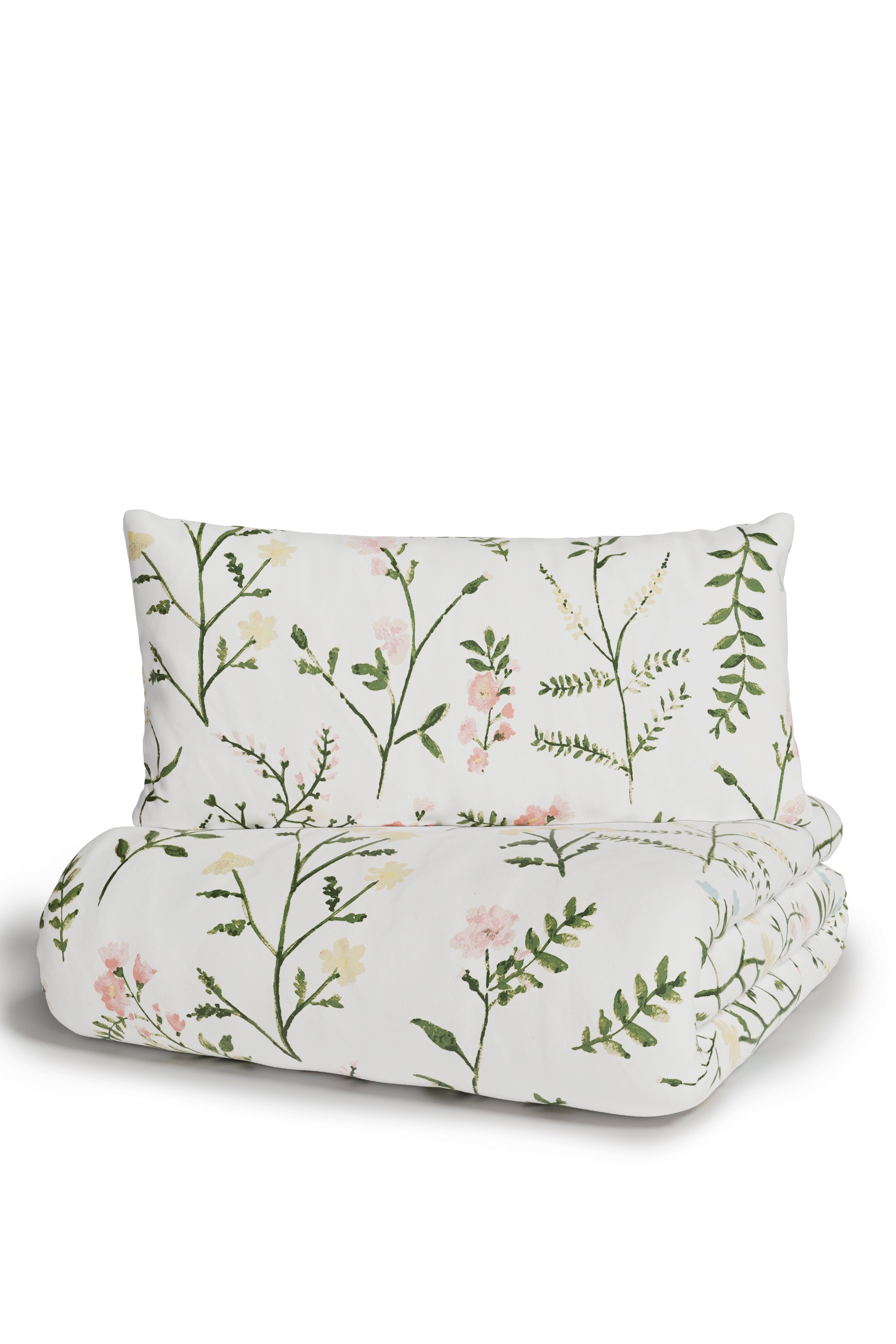 OTTO home Bettwäsche "Claara" 2 Stk. tlg. mit Blumen Design, skandinavisch, günstig online kaufen