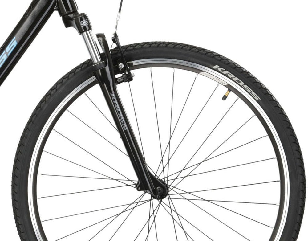 Kross Crossrad »KROSS Crossbike Evado 2.0 28" schwarz 21 Gänge«, 21 Gang, Shimano, Tourney Schaltwerk, Kettenschaltung