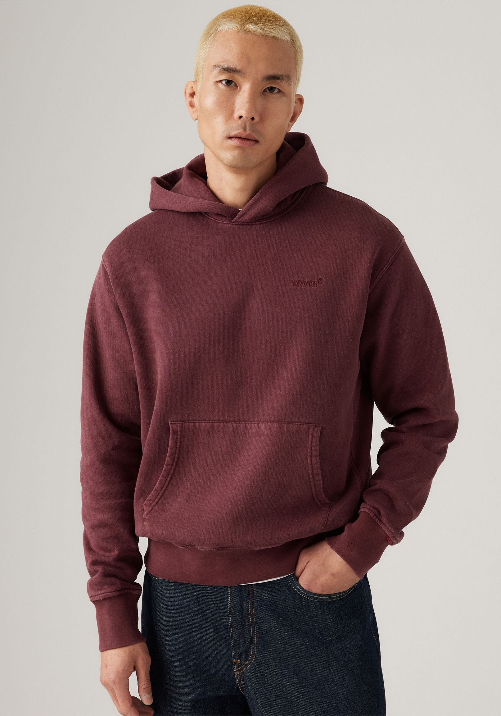 Levis Hoodie "THE AUTHENTIC HOODIE", mit kleiner Ton-in-Ton Logostickerei a günstig online kaufen