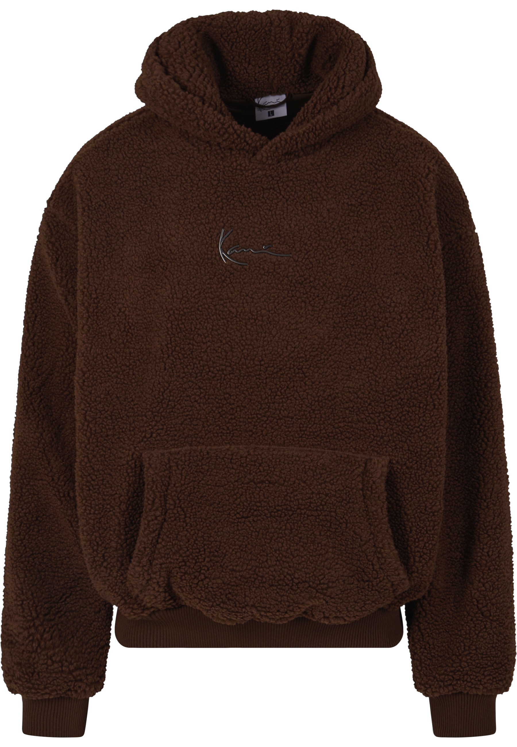 Karl Kani Longsleeve "Karl Kani Herren KM233-020-2 KK Metal Signature Teddy Os Hoodie" 1 Stk.