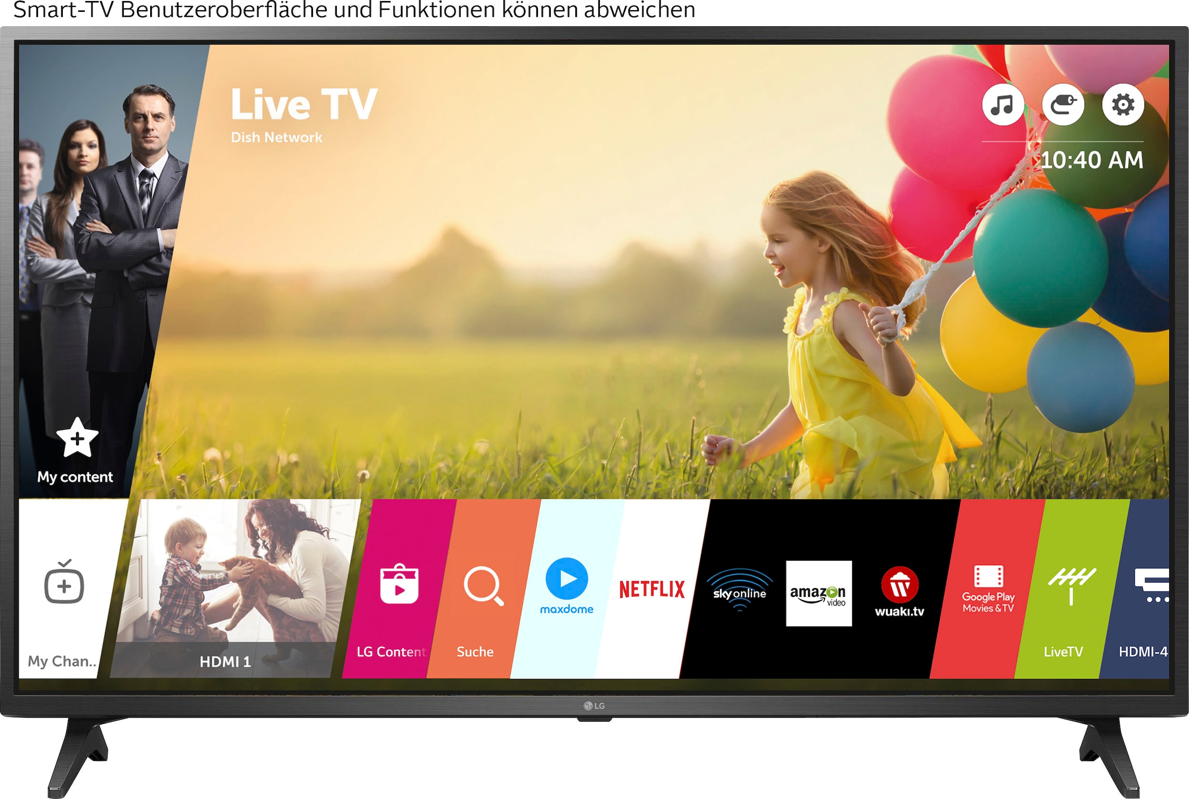 LG LED-Fernseher »55UQ75009LF«, 139 cm/55 Zoll, 4K Ultra HD, Smart-TV, α5 Gen5 4K AI-Prozessor,Direct LED,HDR10 Pro und HLG,Sprachassistenten