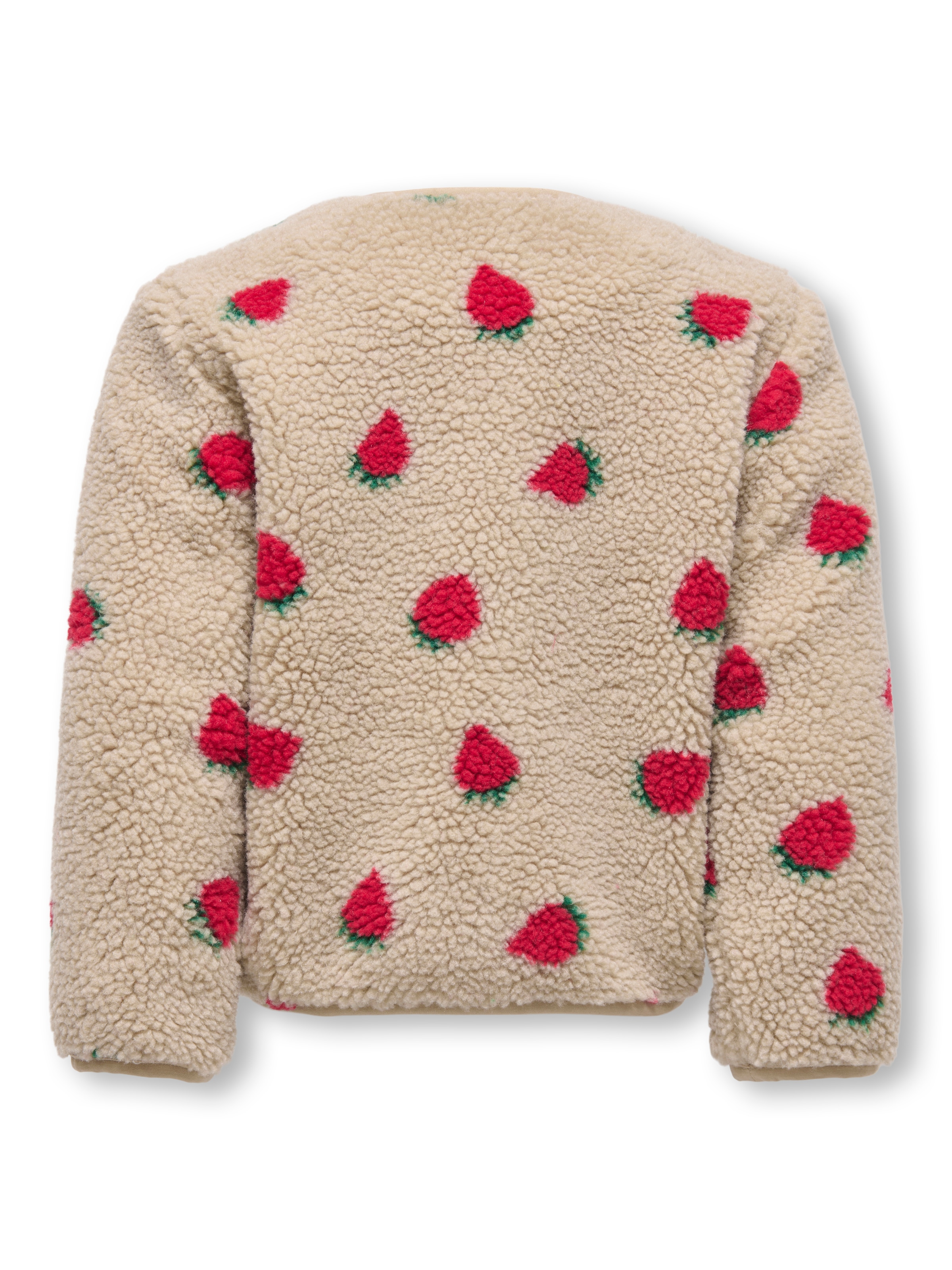 KIDS ONLY Fleecejacke »KMGHOKY L/S TEDDY JACKET OTW NOOS« ohne Kapuze