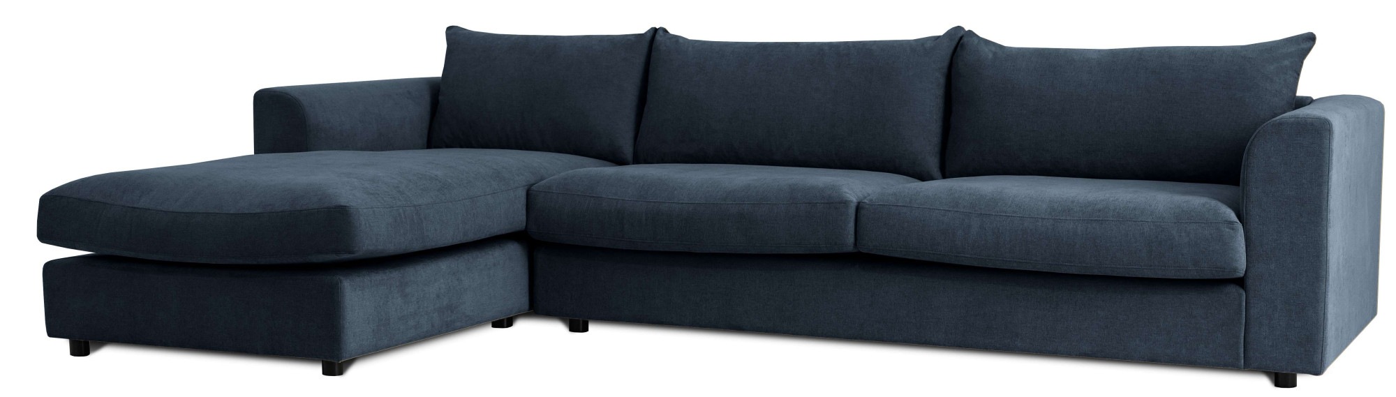 LeGer Home by Lena Gercke Ecksofa »Avelina« Breite 297 cm, in Cord- und Chenille- Stoff, Rückenkissen mit Federn