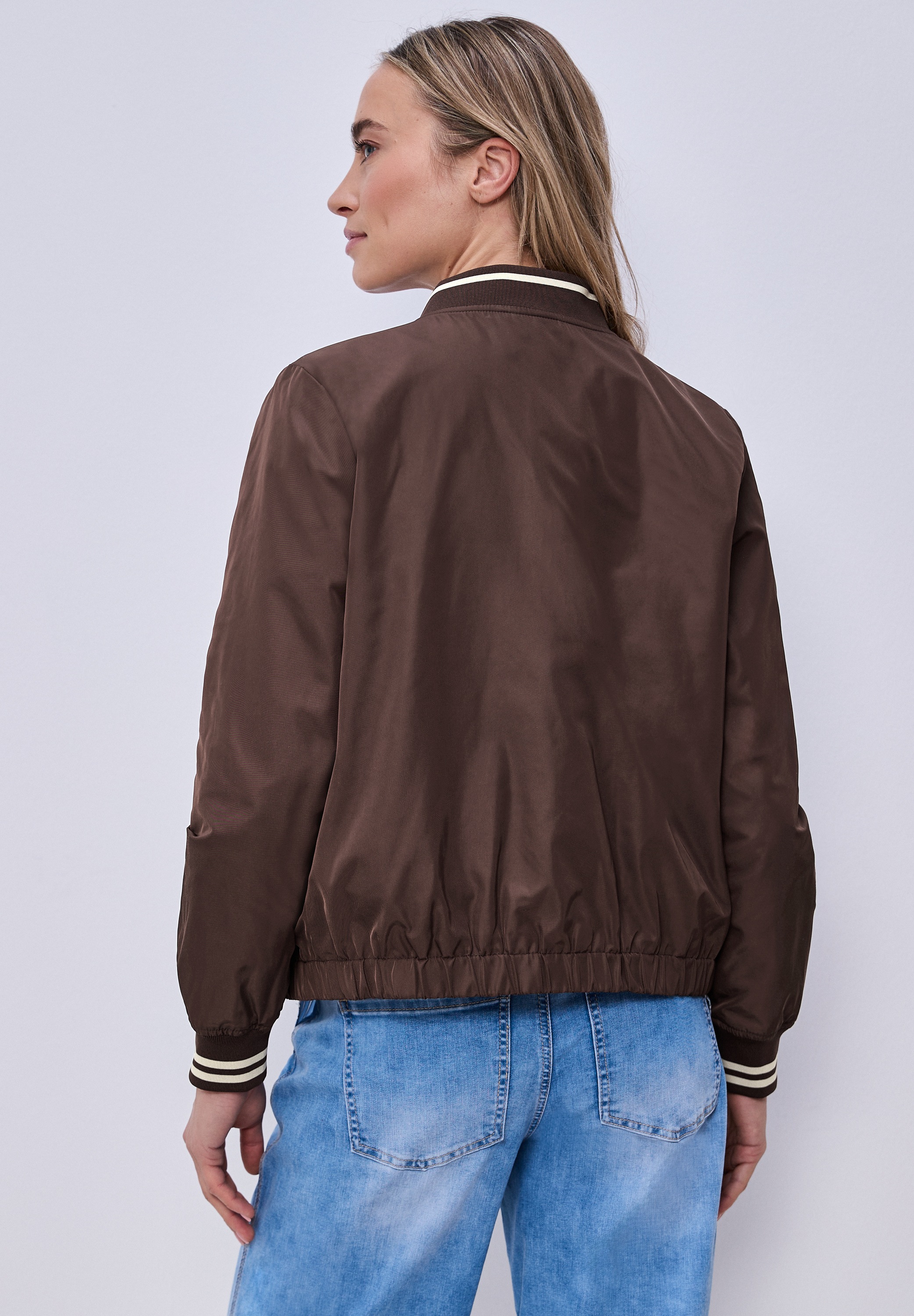 Thumbnail - STREET ONE Blouson ohne Kapuze mit College-Style Details