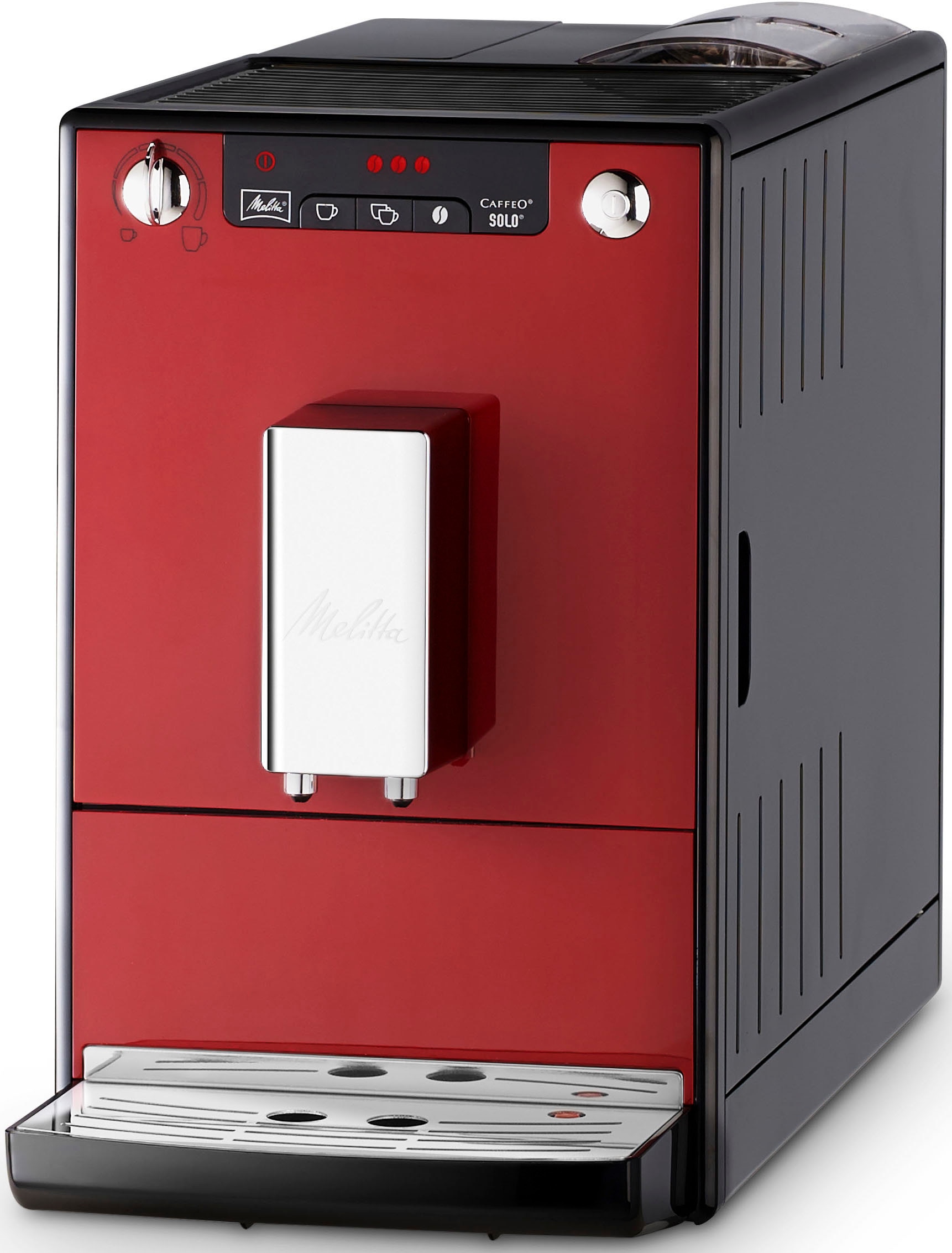 | Kaffeevollautomat für Melitta BAUR chili-red«, »Solo® Espresso, 20cm crème breit & Café nur E950-204, Perfekt