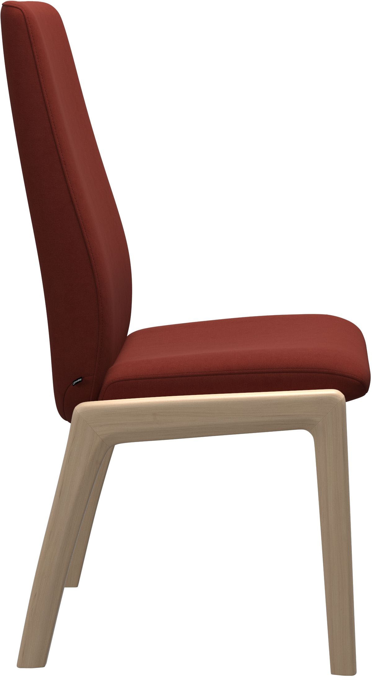 Stressless® Polsterstuhl »Laurel«, Microfaser DINAMICA, High Back, Größe L, mit abgerundeten Beinen in Eiche gekalkt