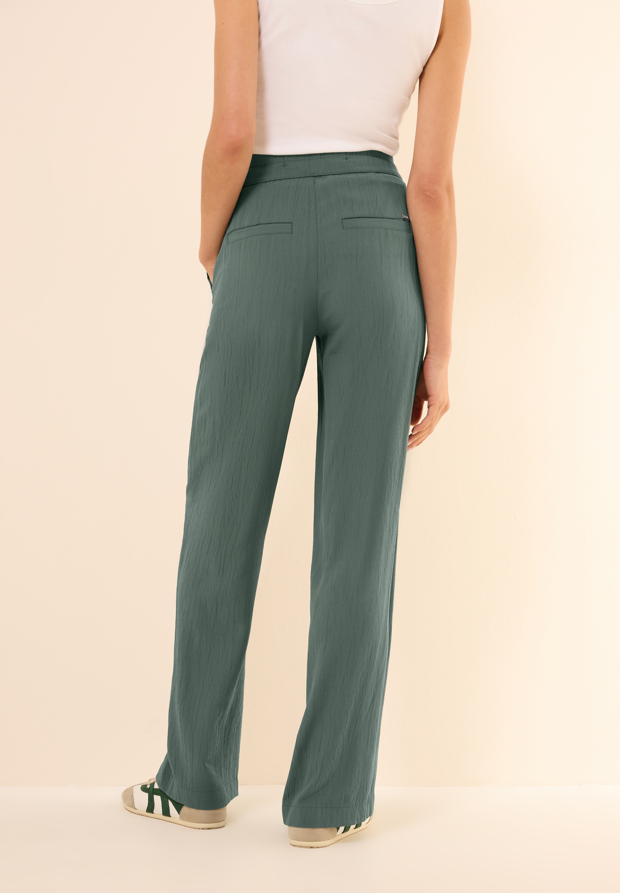 Cecil Stoffhose »Style Neele«, mit elastischem Bund und Tunnelzug