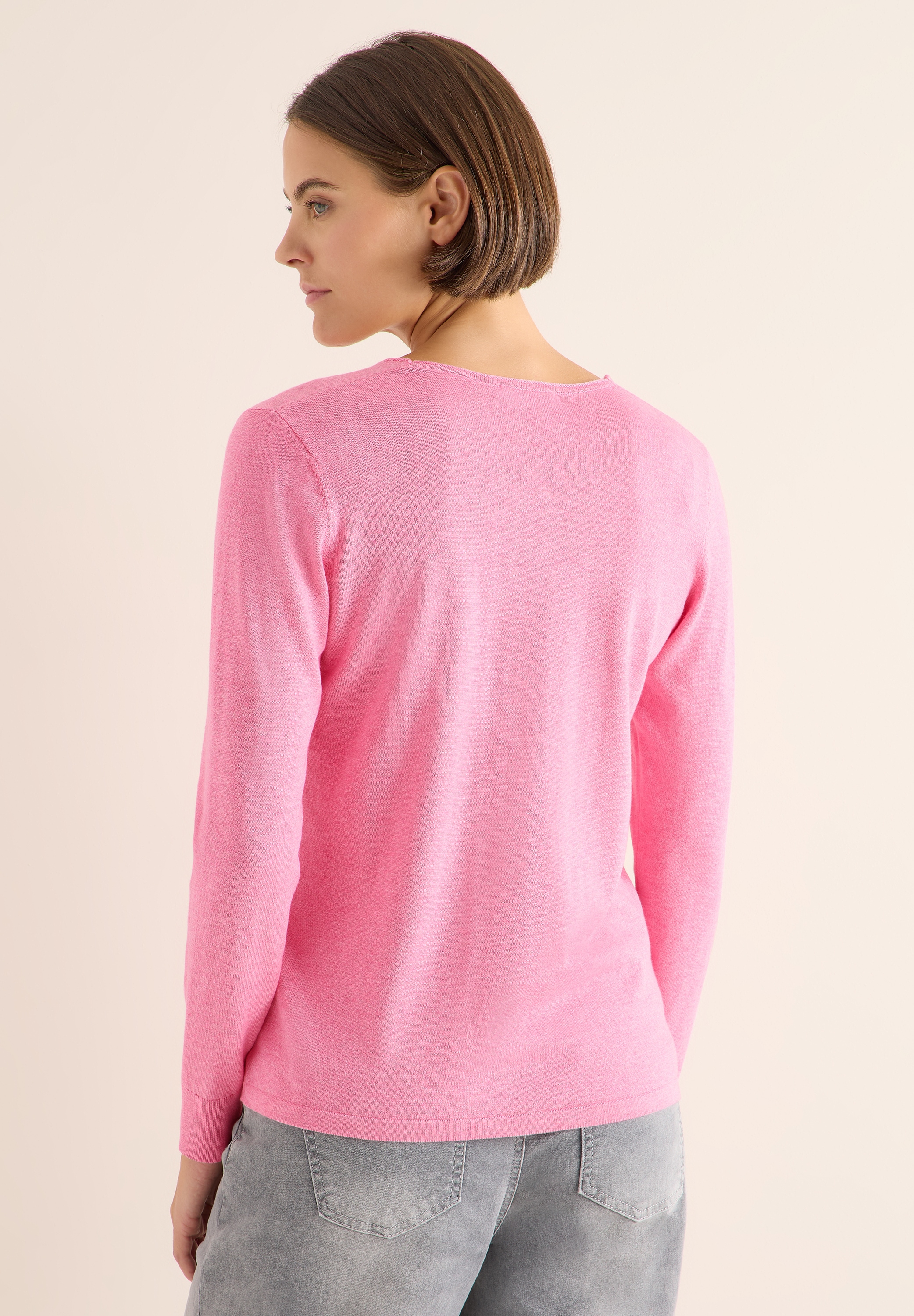 Cecil Strickpullover, im soften Baumwoll-Mix