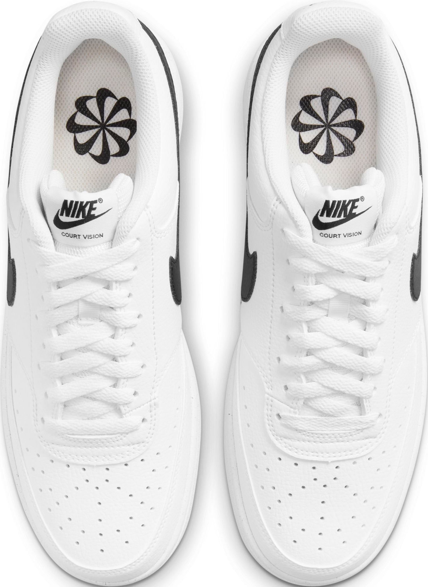 Nike Sportswear Sneaker »COURT VISION LOW NEXT NATURE«, Design auf den Spuren des Air Force 1