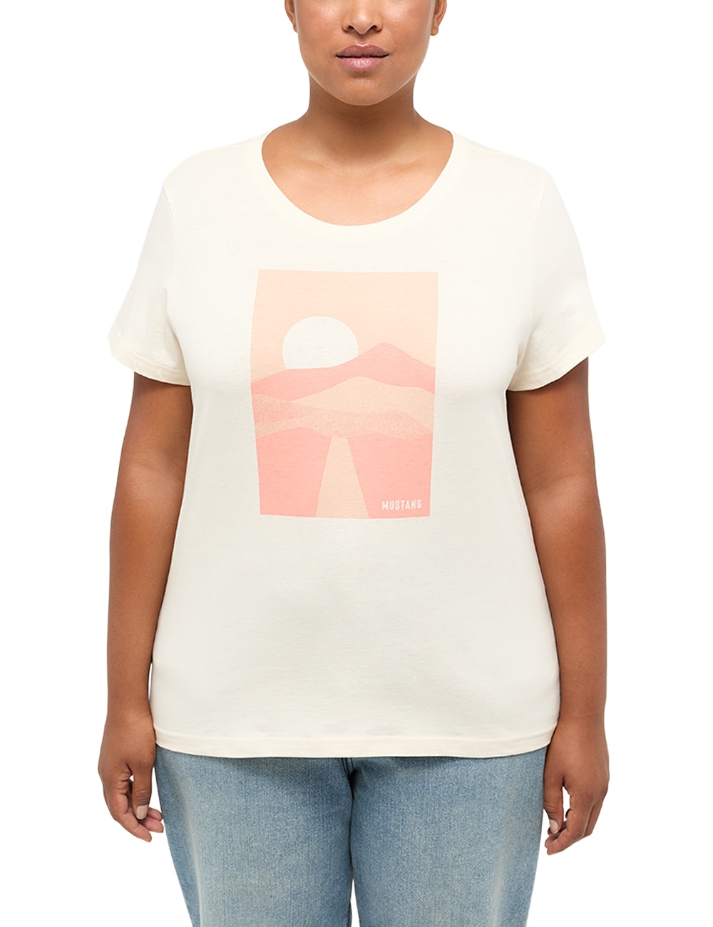 MUSTANG Kurzarmshirt »T-Shirt« online bestellen | BAUR