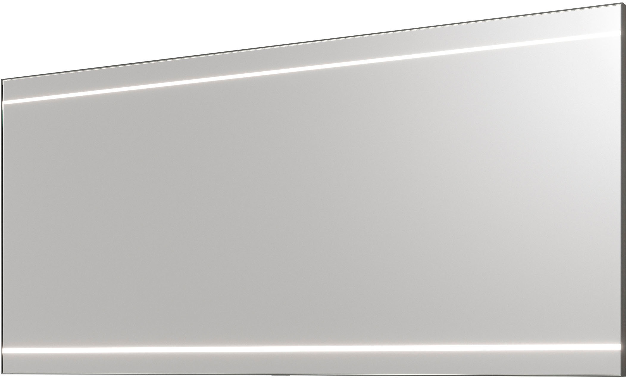 Saphir Badmöbel-Set »Balto 2-teilig Mineralmarmor-Doppelwaschtisch mit LED-Spiegel«, (2 St.), Waschplatz 150 cm breit, 4 Schubladen, inkl. Schubladendämpfer