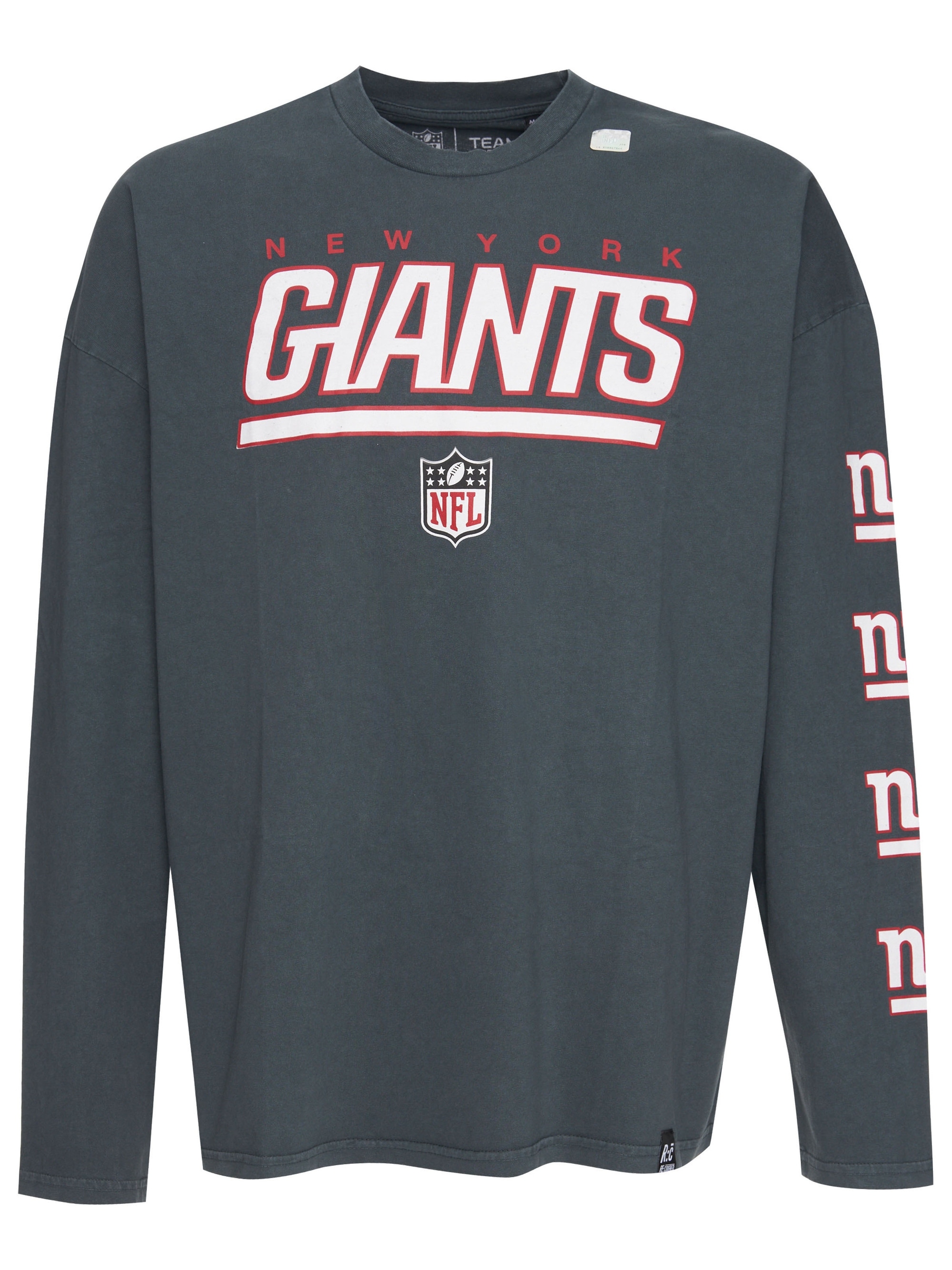Recovered Langarmshirt »NFL New York Giants Oversized L/S Washed«, (1 tlg.), für alle New York Giants-Fans