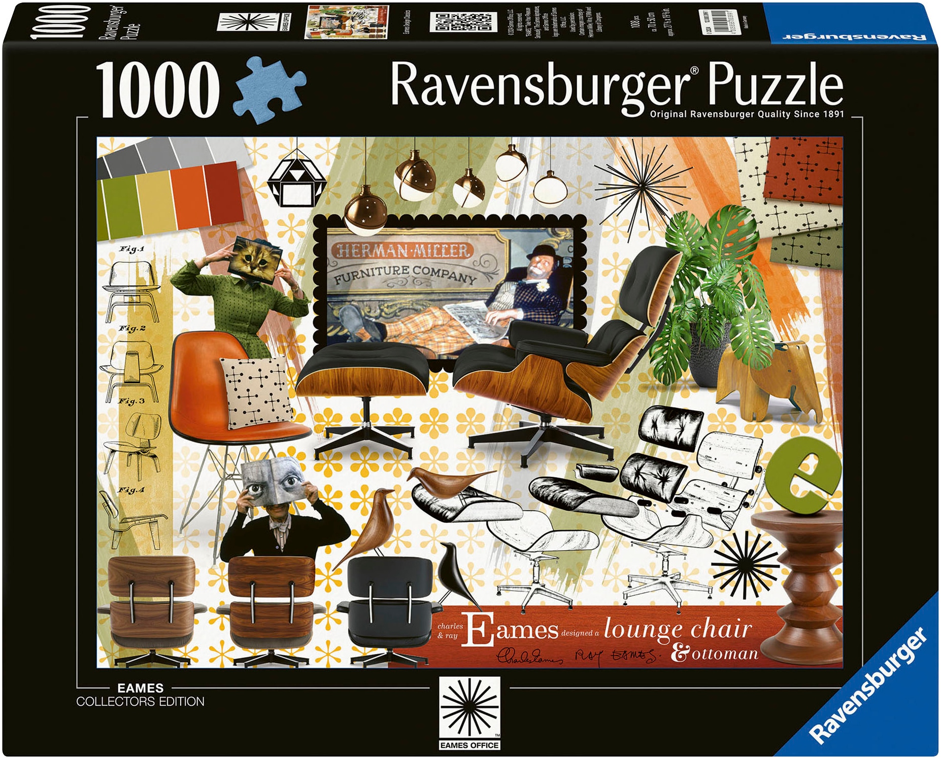 Puzzle »Collector's Edition - Eames, Klassiker«, Made in Germany; FSC® - schützt Wald...