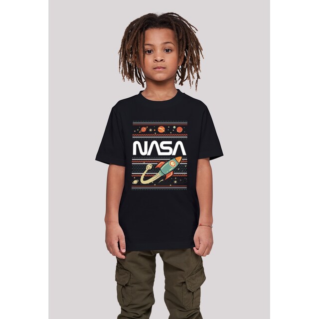 F4NT4STIC T-Shirt »NASA Fair Isle«, Unisex Kinder,Premium Merch,Jungen, Mädchen,Bedruckt bestellen | BAUR