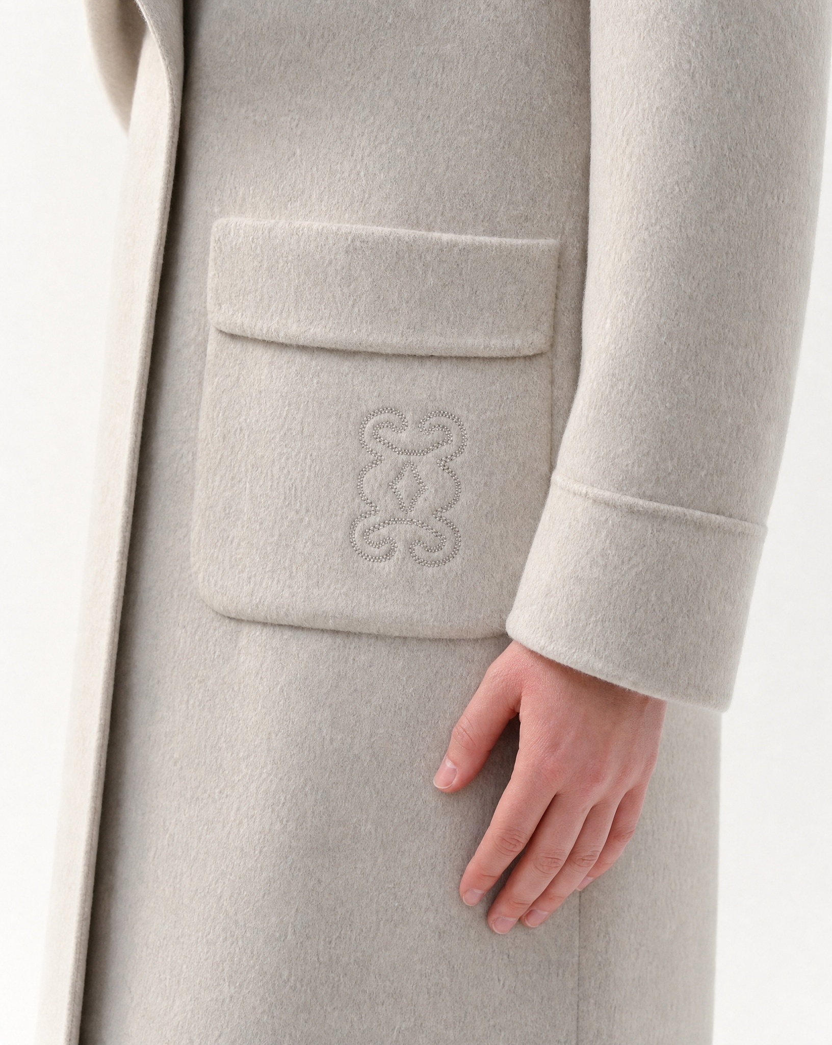 Smith & Soul Wollmantel mit langem Gehschlitz