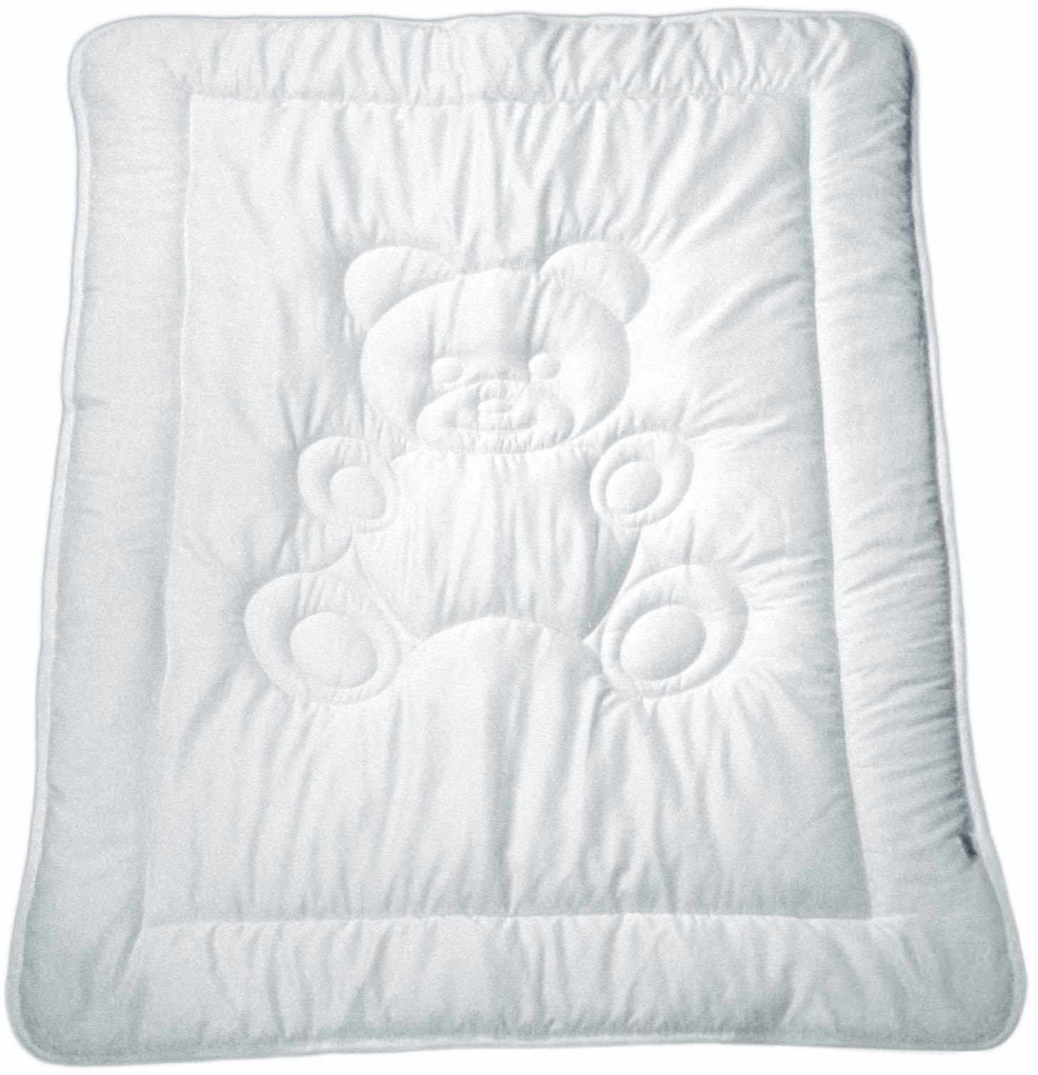 MESANA Kinderbettdecke + Kopfkissen "Bär, 2-tlg" Decke mit Kissen, 100x135c günstig online kaufen