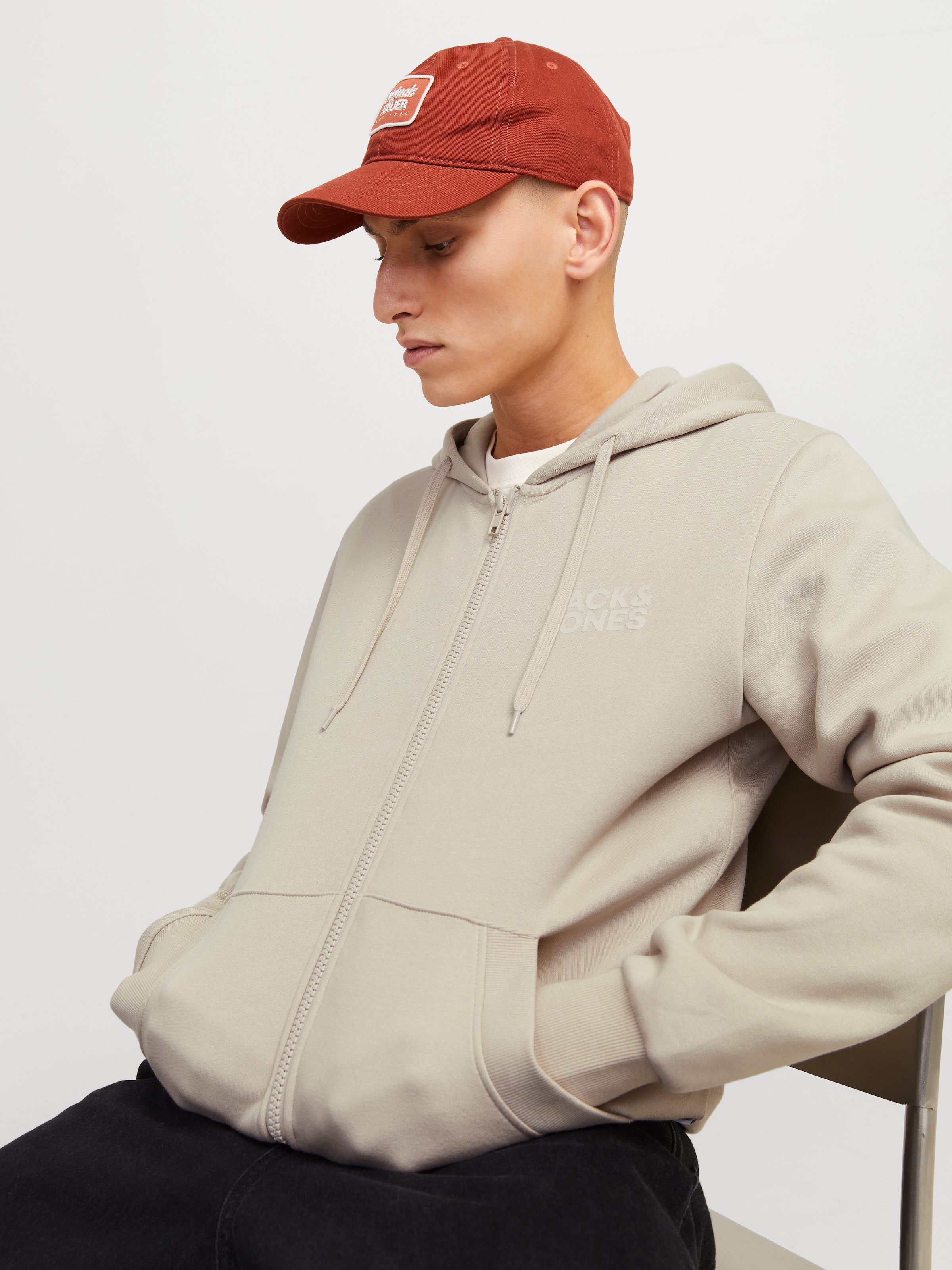 Jack & Jones Kapuzensweatjacke »JJECORP LOGO SWEAT ZIP HOOD«