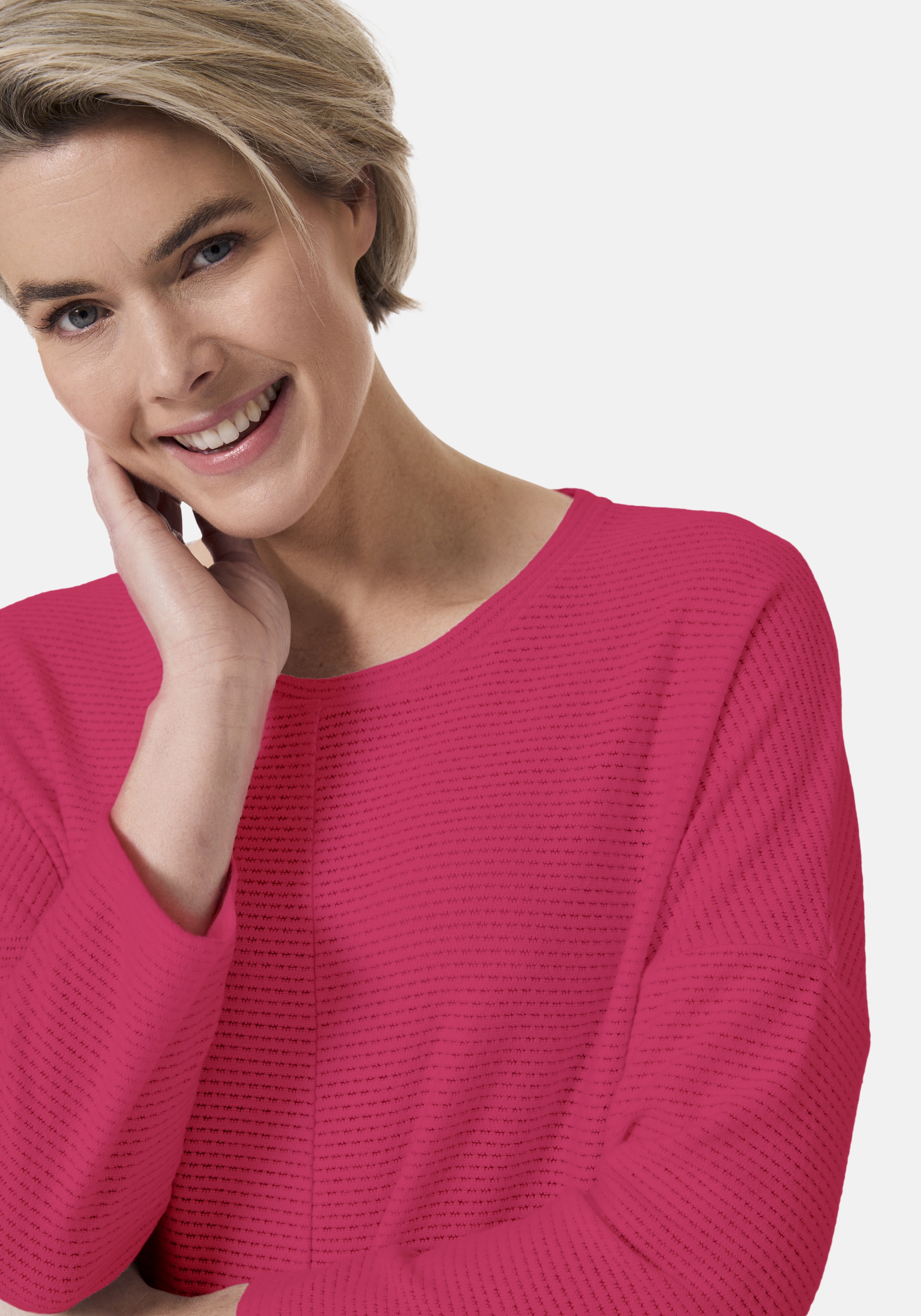 STOOKER WOMEN Sweatshirt »CLEA Sweatshirt 3/4-Arm«, Regular Fit Sweatshirt für Damen