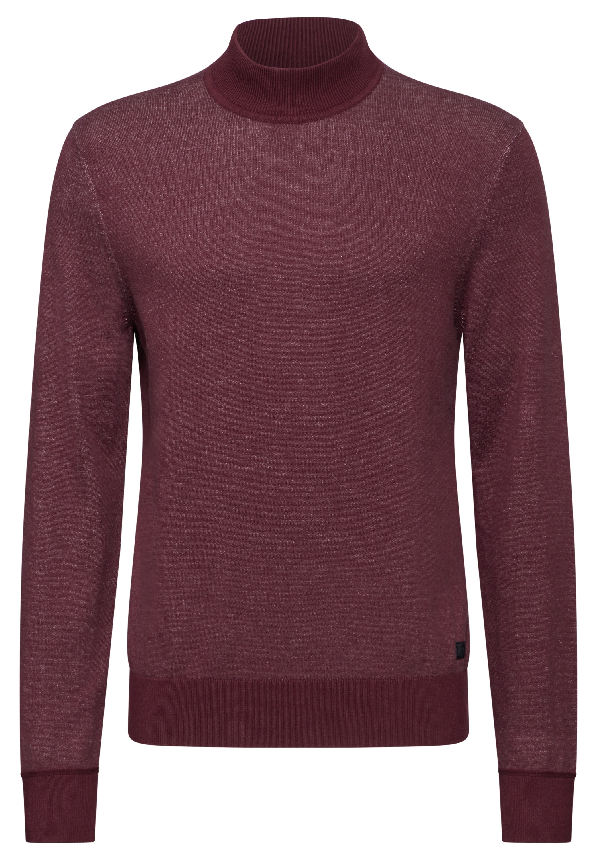 STREET ONE MEN Rollkragenpullover, in Melange Optik