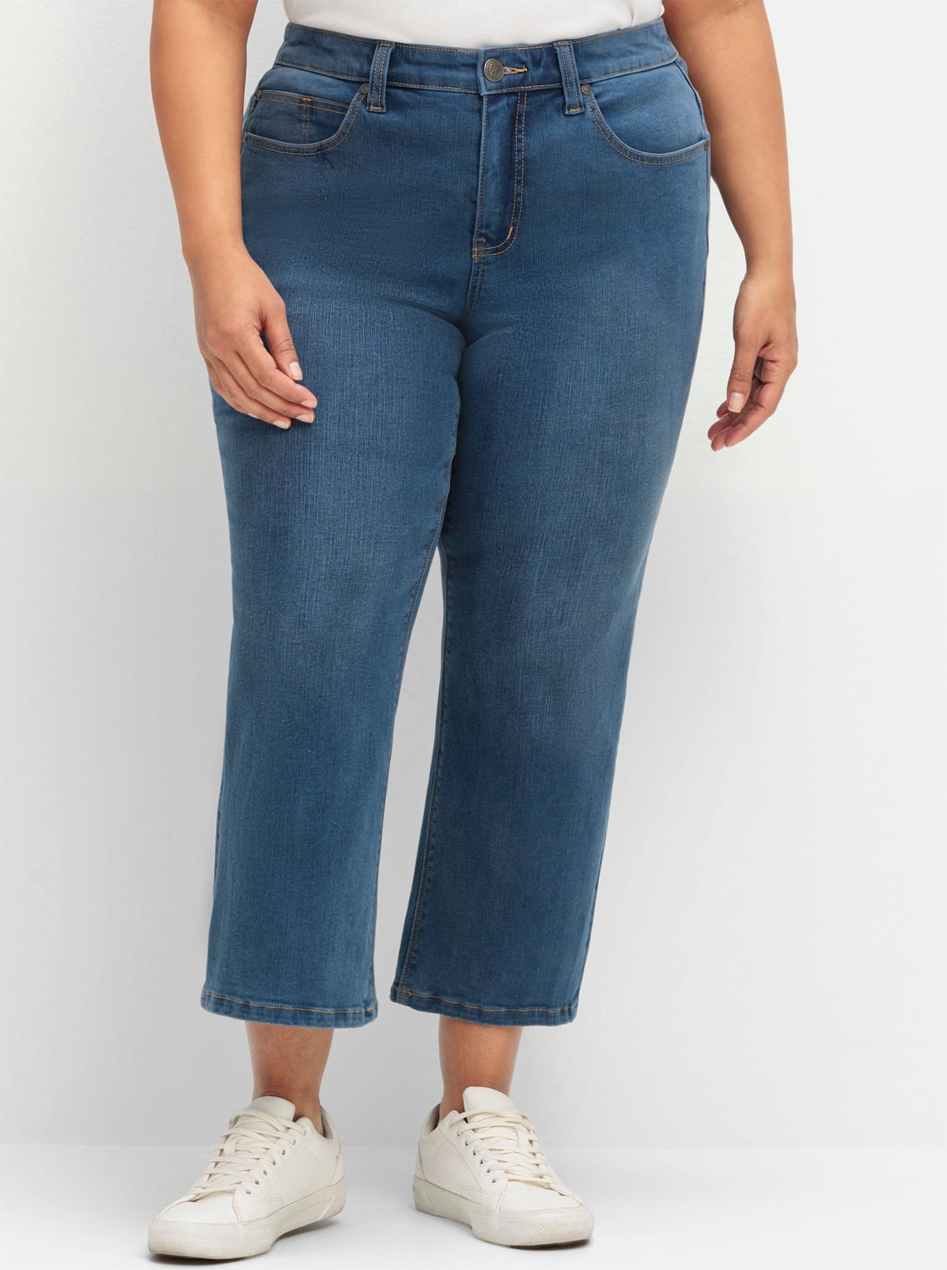 Sheego Bootcut-Jeans, (1 tlg.) günstig online kaufen