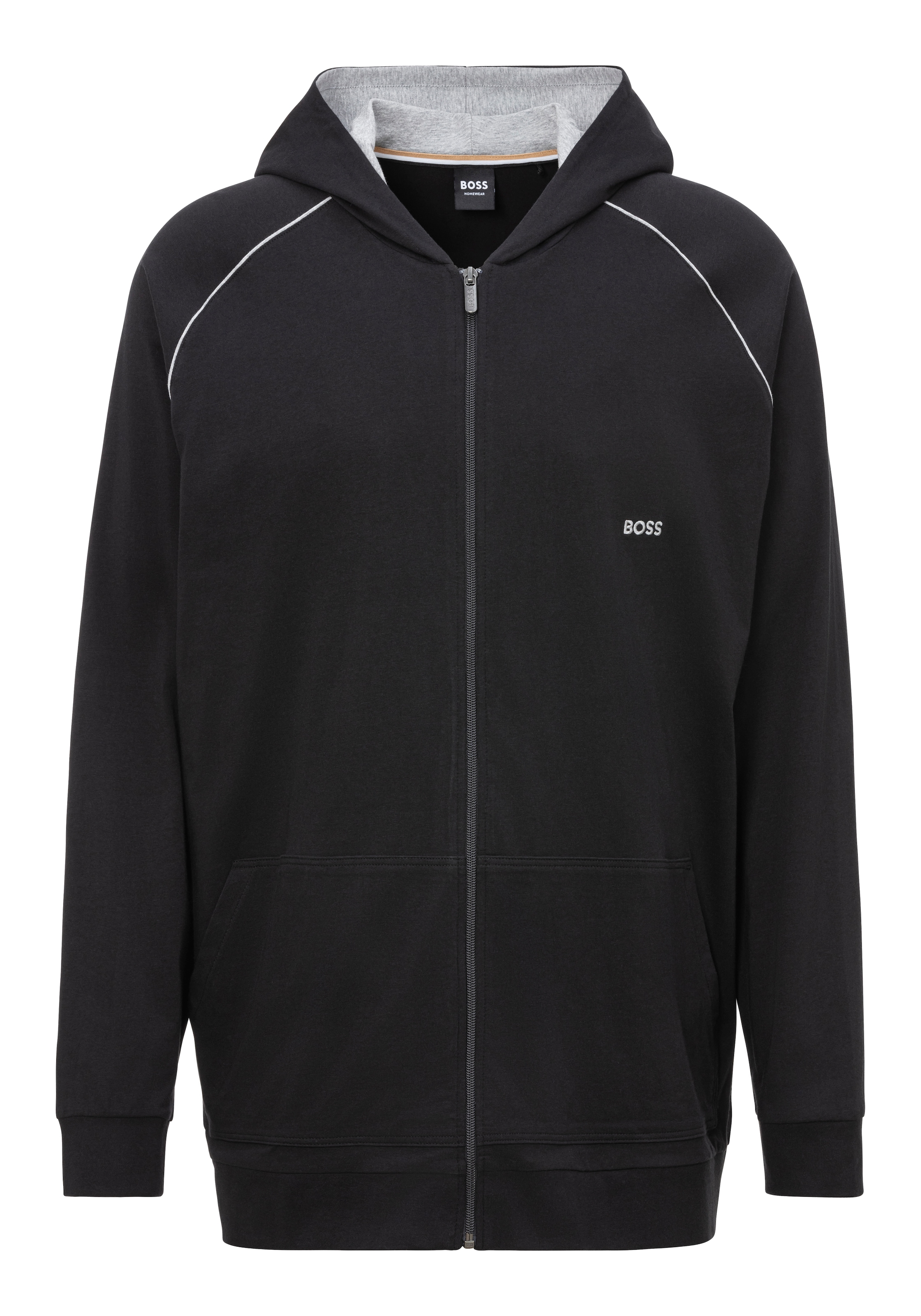 BOSS Sweatjacke »B-Mix&Match J«, mit Kontrastnaht am Ärmel