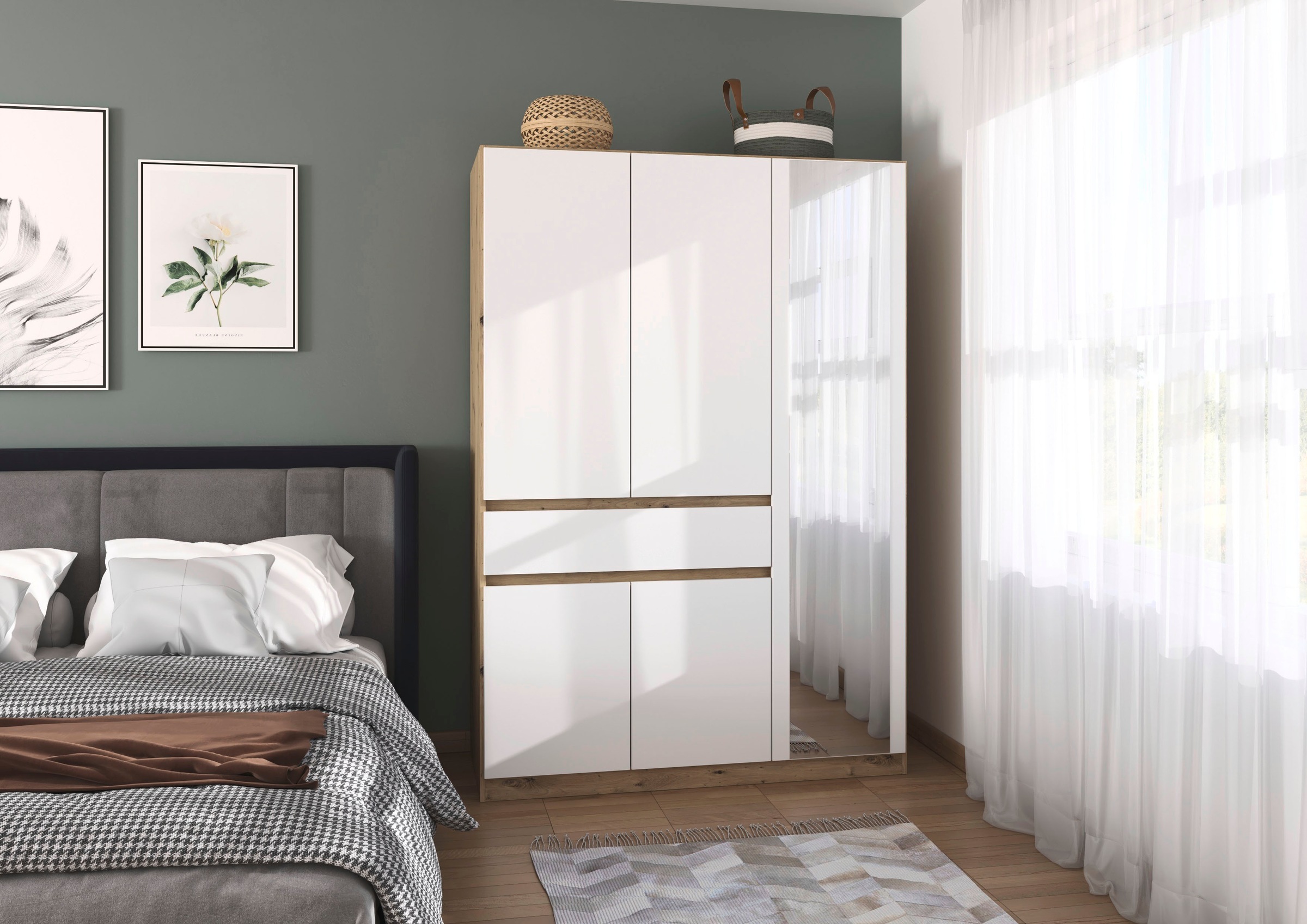 rauch Kleiderschrank "Tübingen" mit Spiegel günstig online kaufen