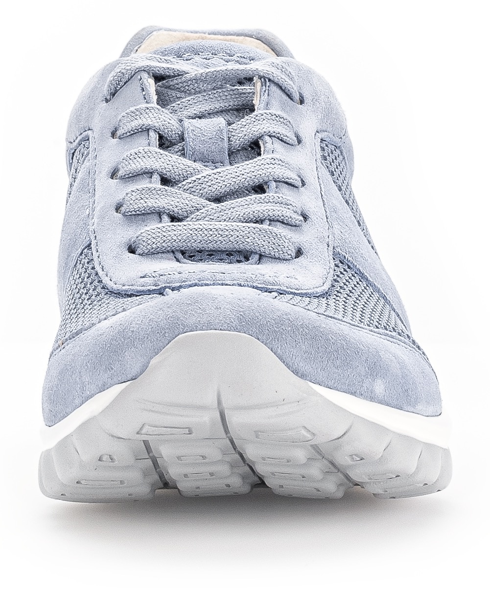 Gabor Rollingsoft Keilsneaker, Freizeitschuh, Halbschuh, Schnürschuh mit OPTIFIT-Wechselfußbett