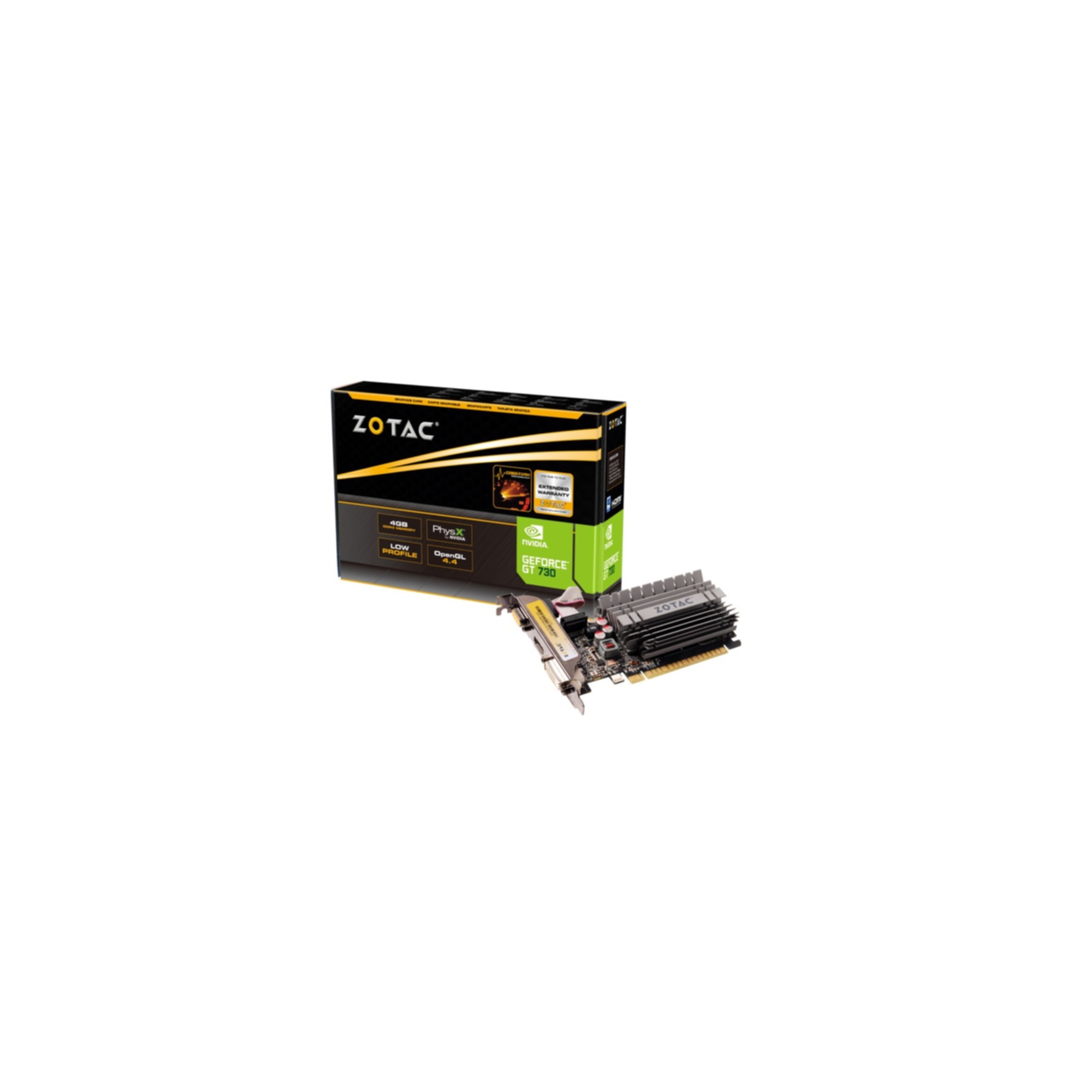 ZOTAC Grafikkarte "ZT-71115-20L", schwarz (ohne farbbezeichnung), Grafikkarten - Einheitsgröße