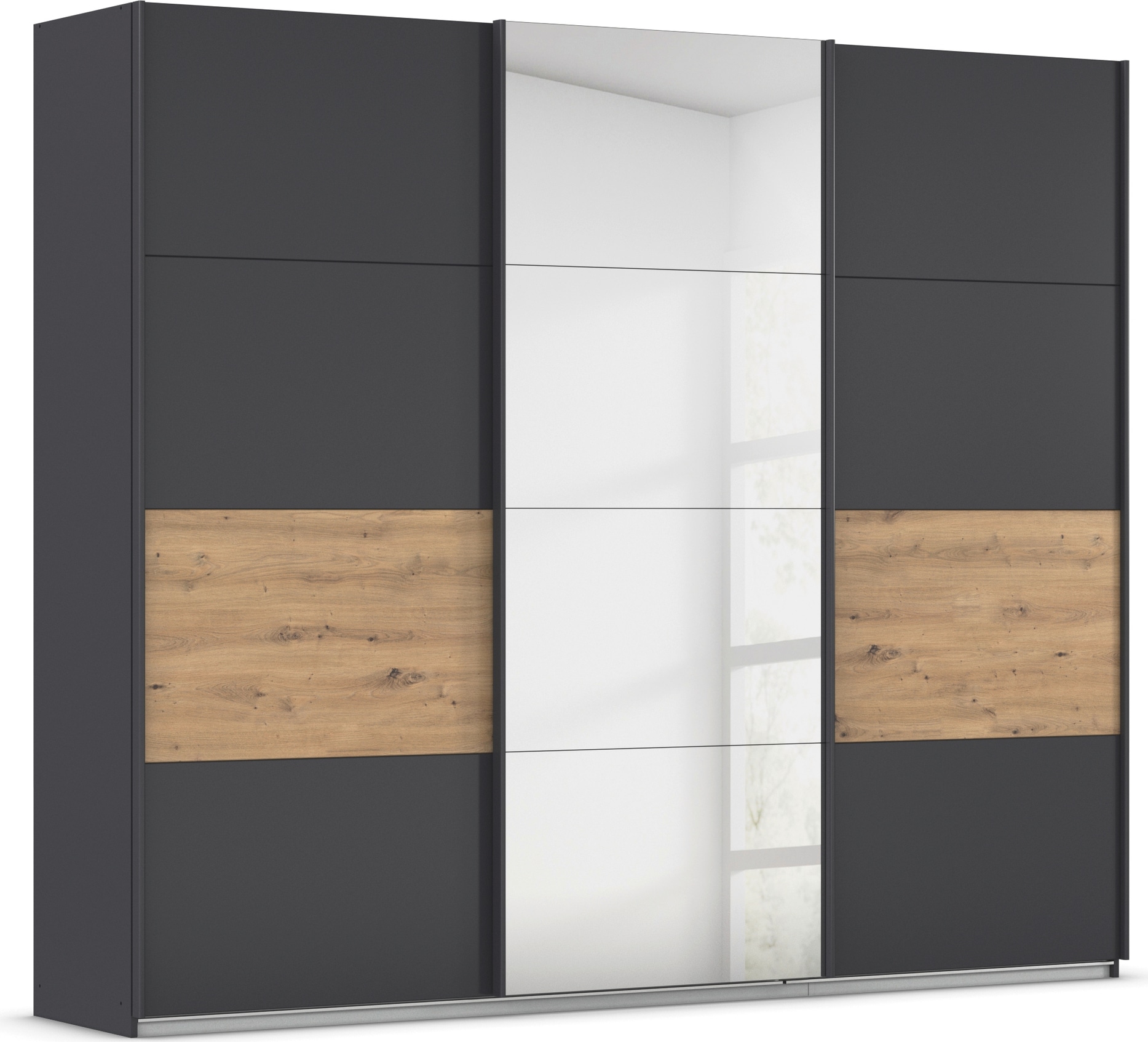 OTTO home "Mehrzweckschrank Aktenschrank Möbel Mietswohnung Schlafzimmer CORTONA" Breiten 203/271/315/360 cm, Höhen 210/229 cm, inkl. Inneneinteilung, 2 Stoffboxen extra Einlegeböden MADE IN GERMANY