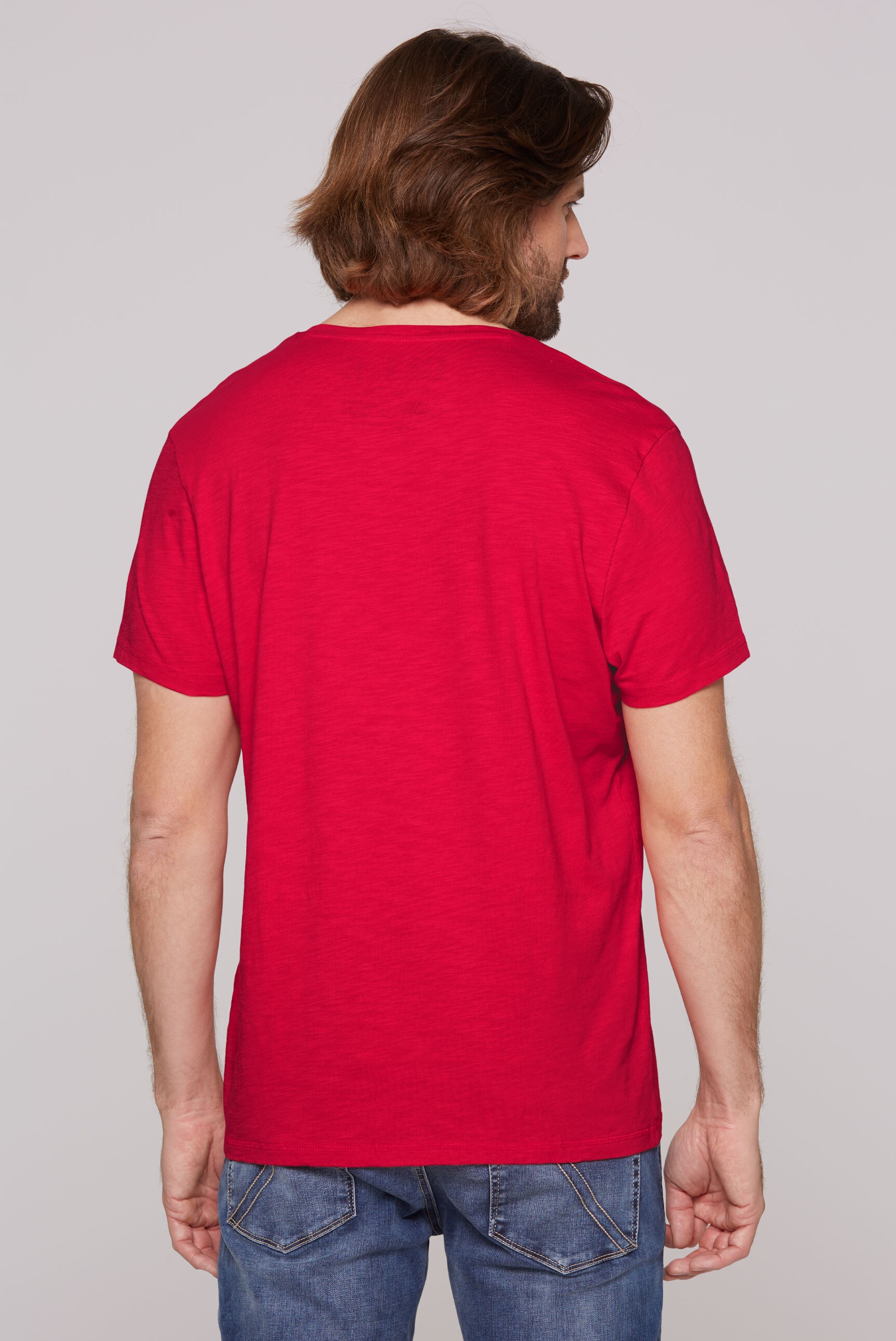 CAMP DAVID V-Shirt, mit maskulinem V-Ausschnitt