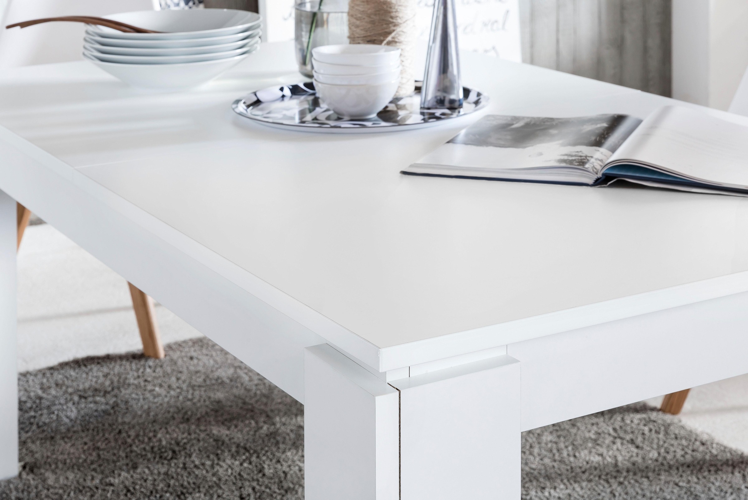 INOSIGN Esstisch »Tanum«, Ausziehbarer Esszimmertisch 160-200 cm - Maße (B/T/H) 160/90/77 cm