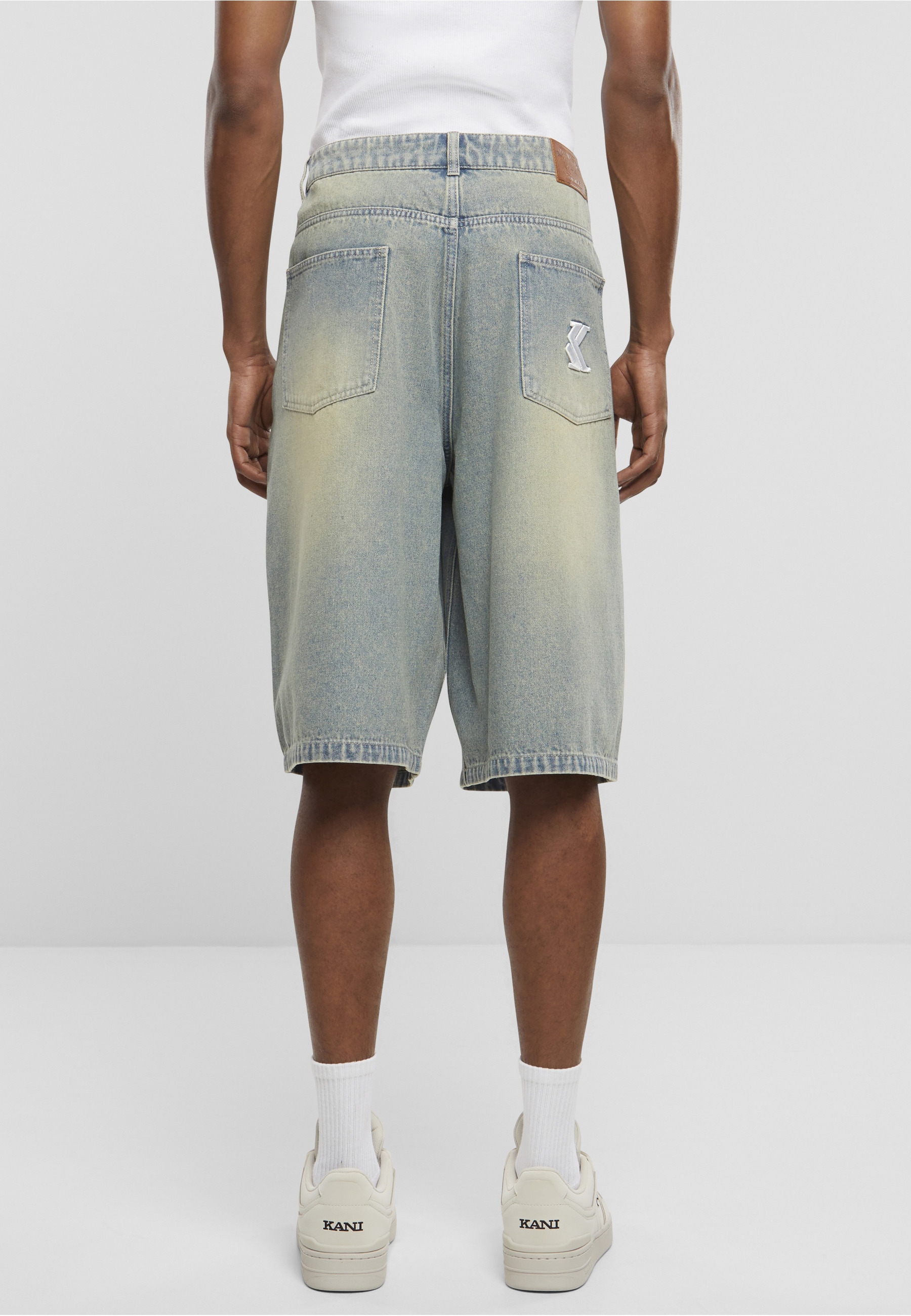 Karl Kani Shorts »Karl Kani Herren Karl Kani OG Denim Baggy Jorts«