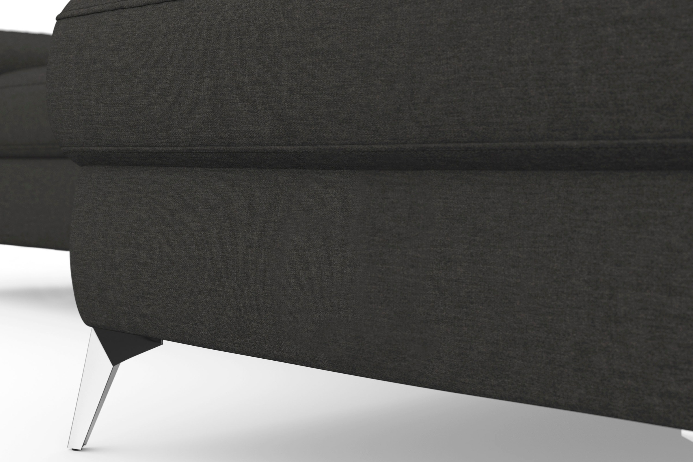 sit&more Ecksofa »Padua L-Form«, inklusive Sitztiefenverstellung, Armteilfunktion und Federkern