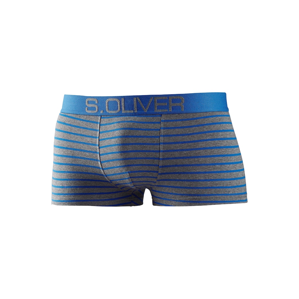 s.Oliver Boxer »Boxershorts für Herren«, (Packung, 4 St.), in Hipster-Form aus Baumwoll-Mix