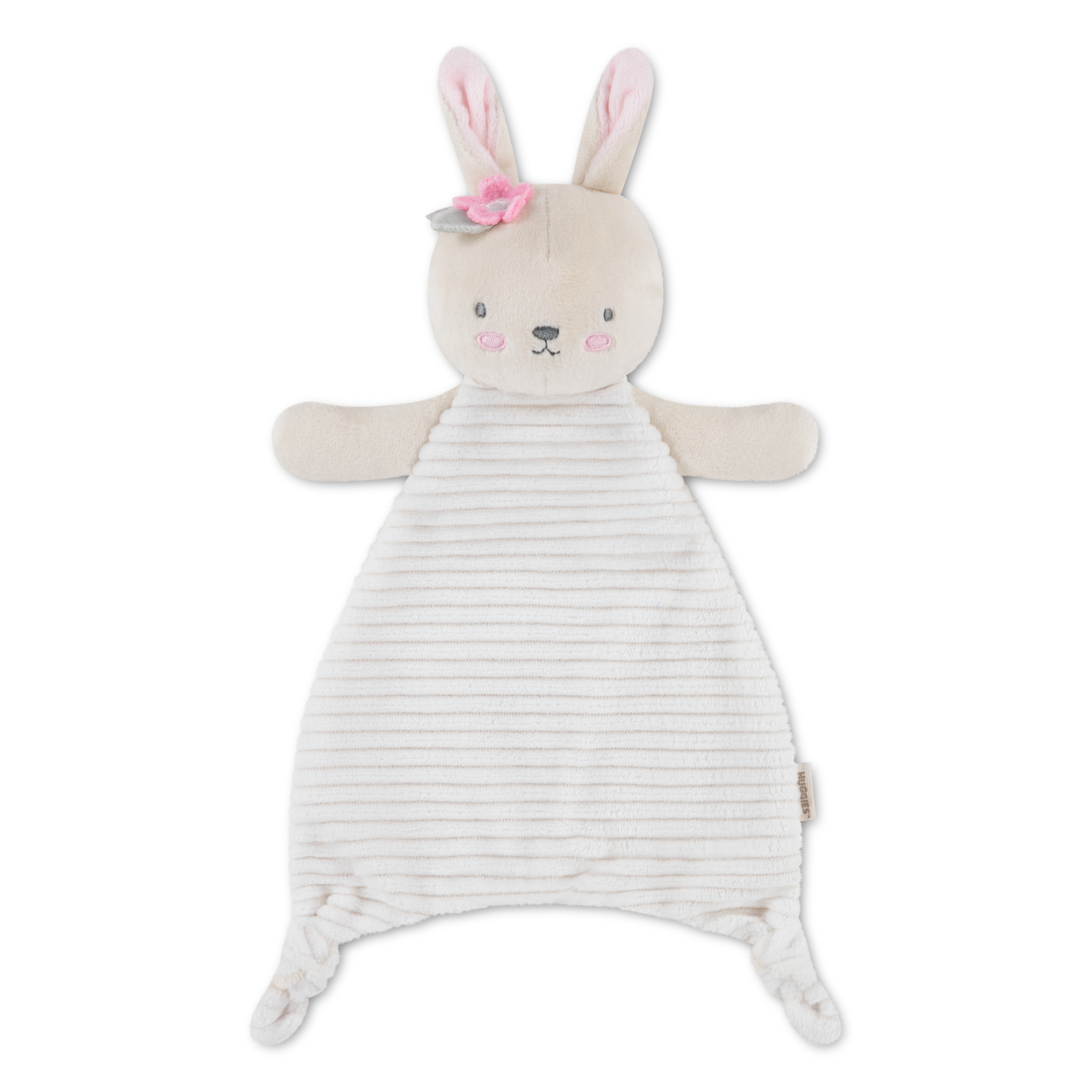 HUGGIES babywear Schmusetuch "HGHG PLUSH LOVEY" aus Nicki-Qualität mit Hasen-Motiv - for Girls