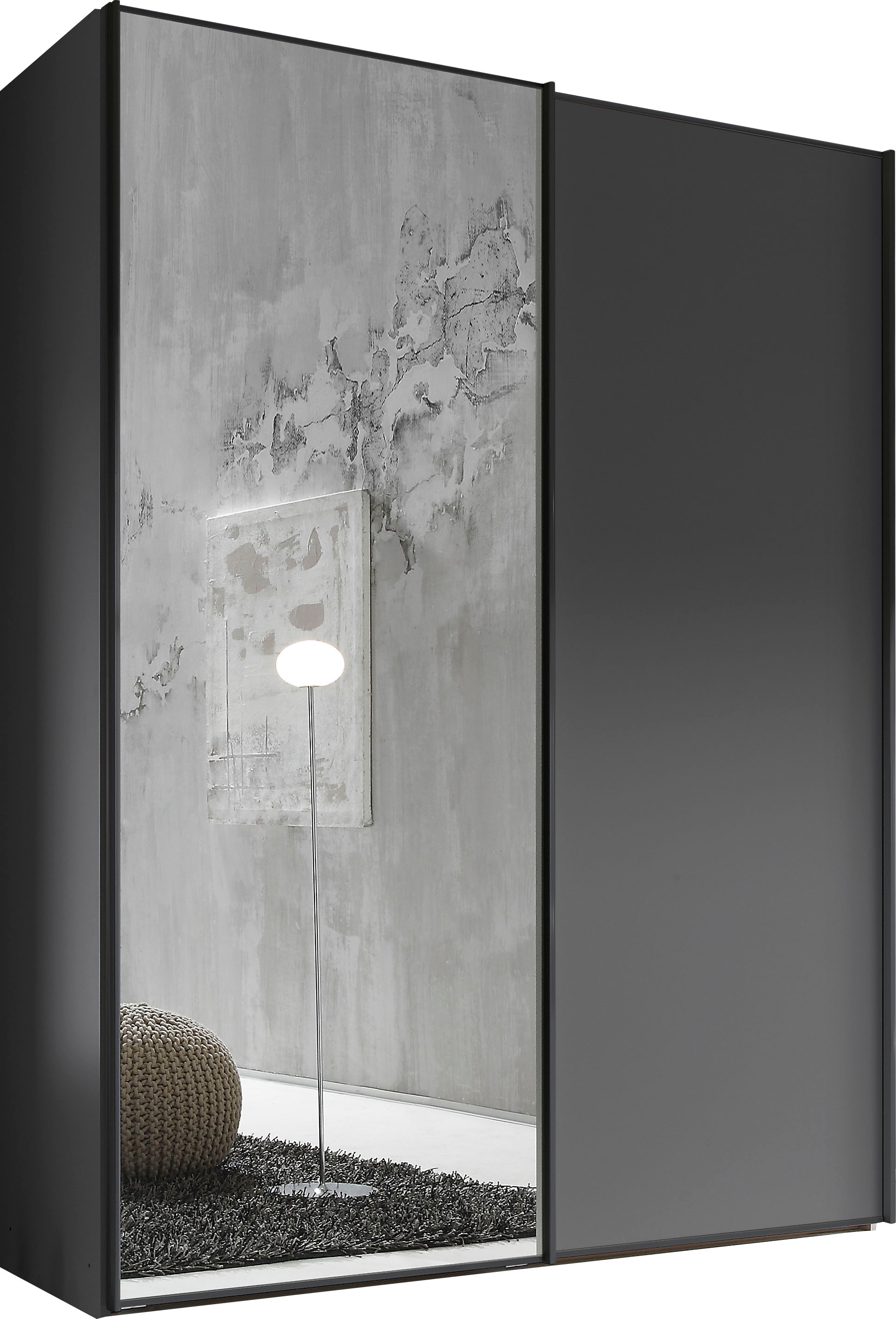 STAUD Schwebetürenschrank "Sinfonie Plus, edles Design in hochwertiger Qualität, Made in Germany" Mit Spiegeltüre und vier verschiedenen Ausstattungsvarianten