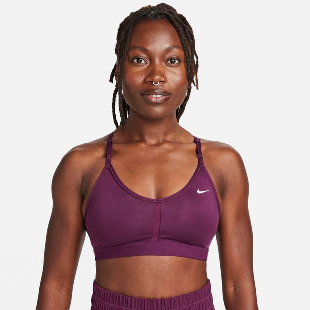 Nike Sport-BH »INDY WOMEN'S LIGHT-SUPPORT PADDED V-NECK SPORTS BRA«