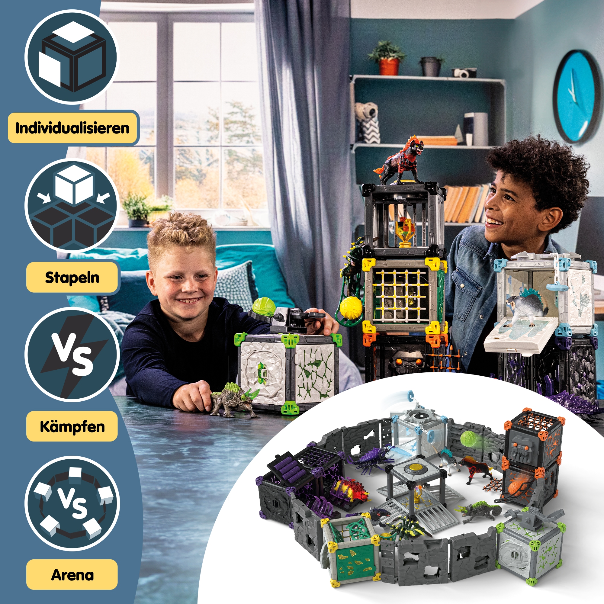 Schleich® Spielwelt »ELDRADOR® CREATURES, BattleCave Arena: Lava vs. Schatten (42673)«